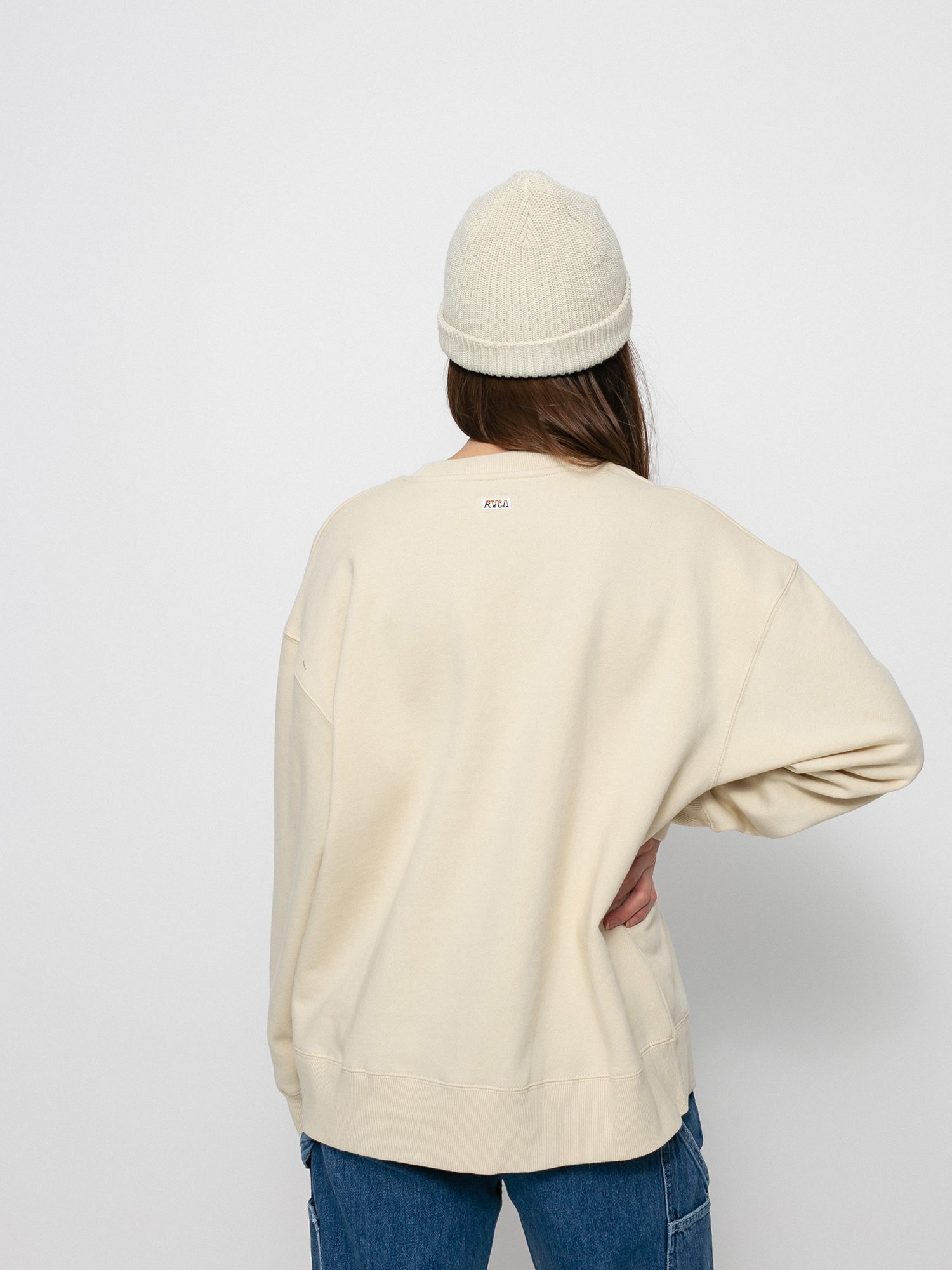 Hanorac RVCA Mel G Flutter Crew Wmn (birch)