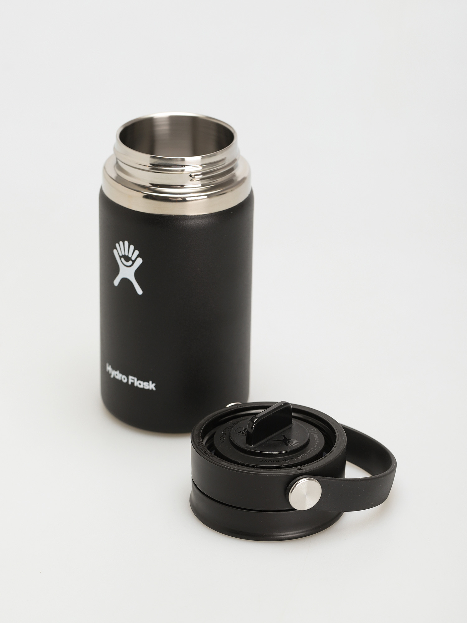 Ceașcă Hydro Flask Wide Mouth Flex Slip Lid 375 Ml (black)