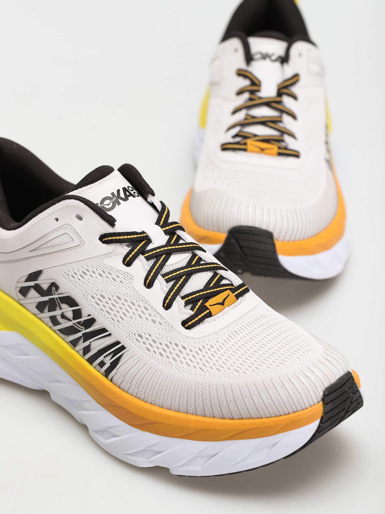 Pantofi Hoka One One Bondi 7 (nimbus cloud/radiant yellow)
