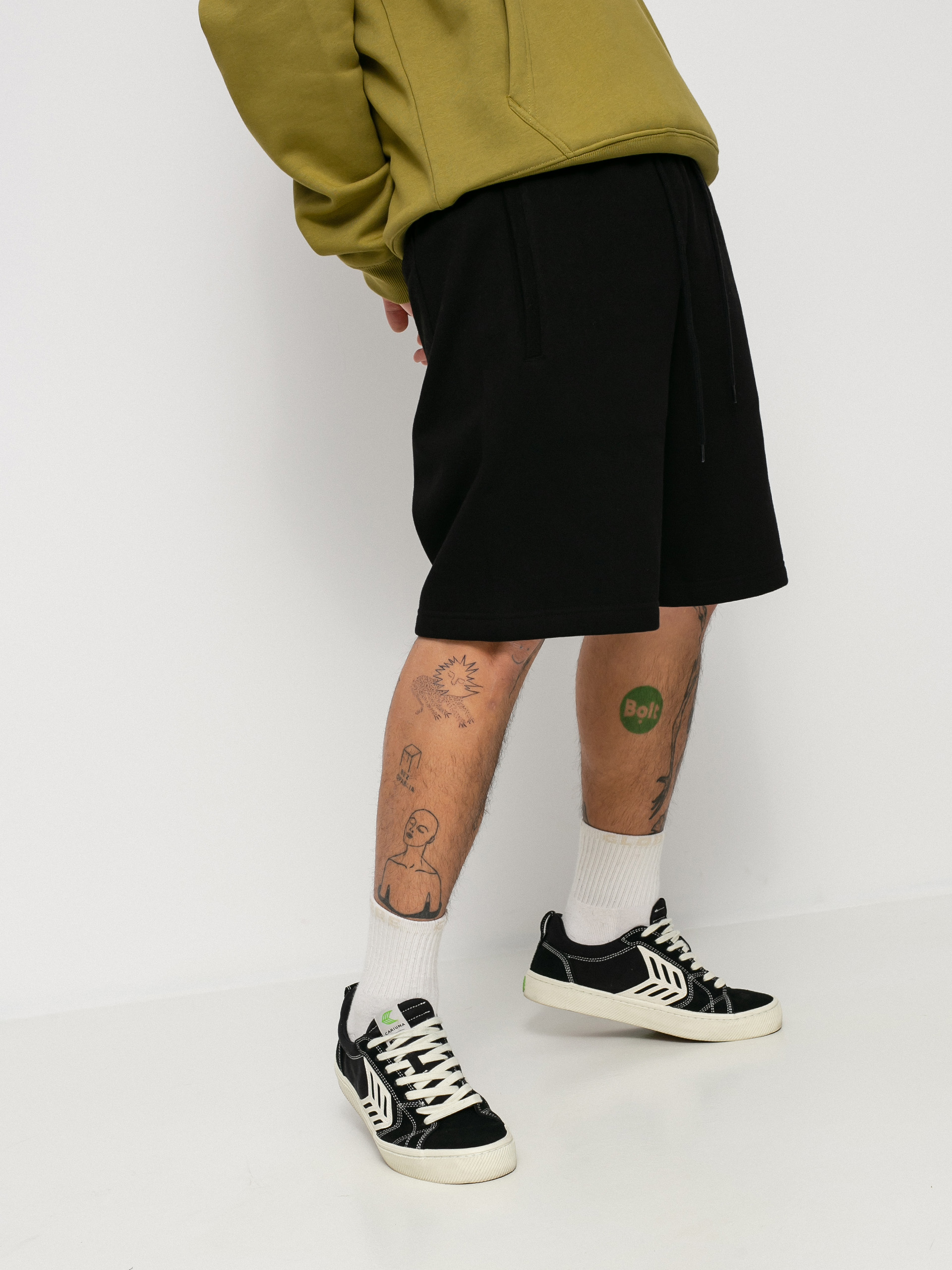 Șort Carhartt WIP Chase (black/gold)