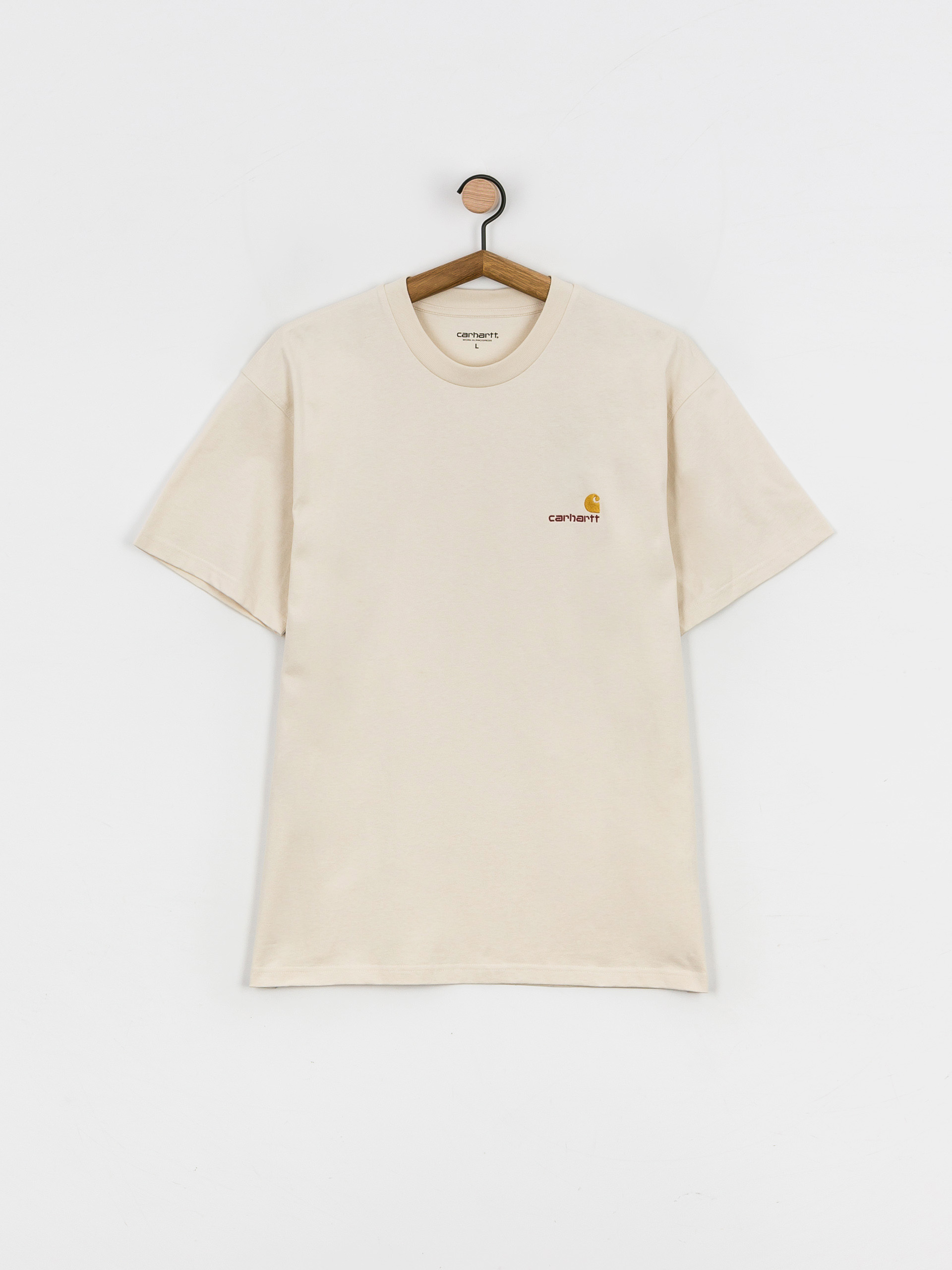 Tricou Carhartt WIP American Script (natural)