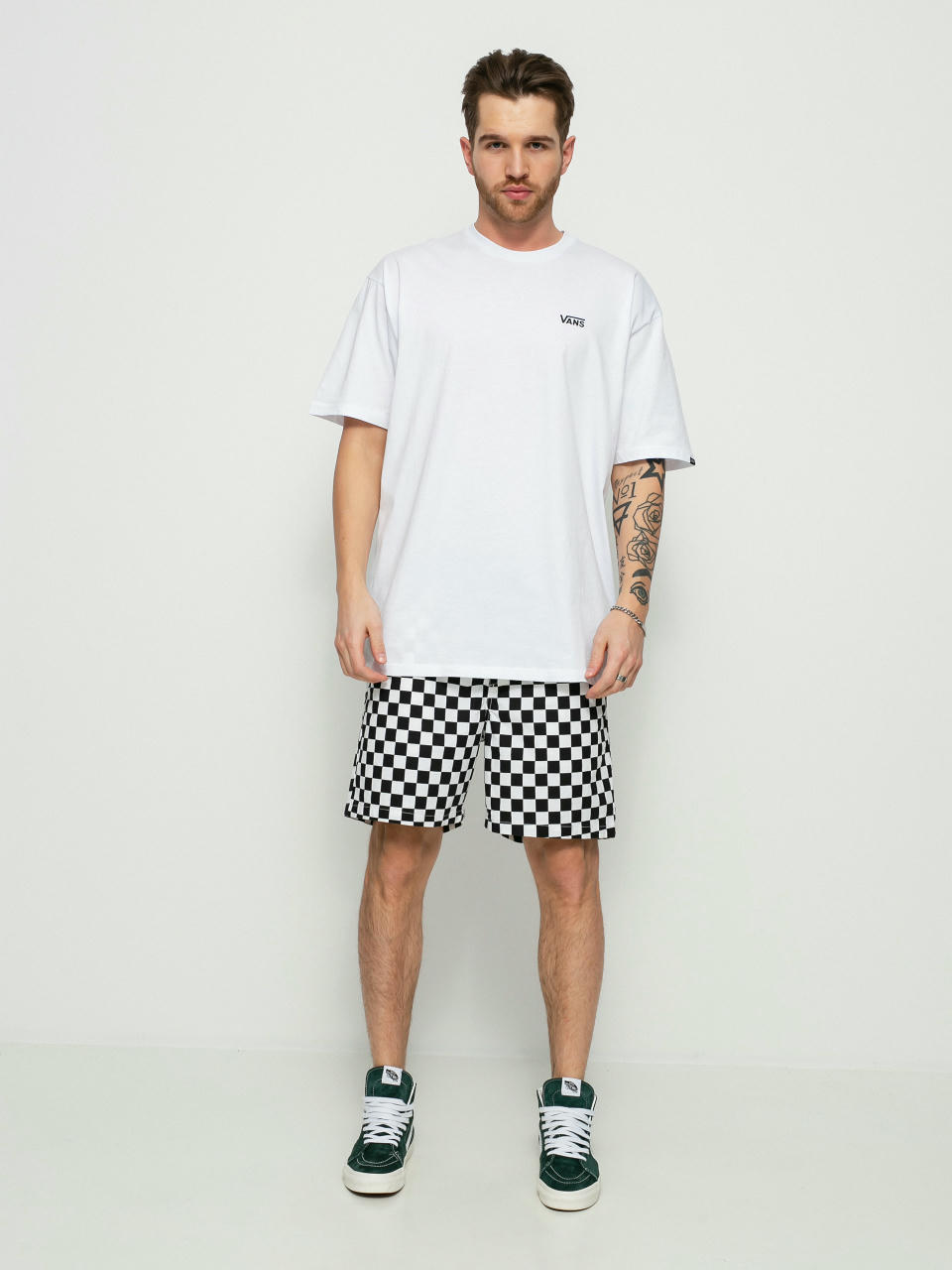 Șort Vans Range Relaxed Elastic (checkerboard)