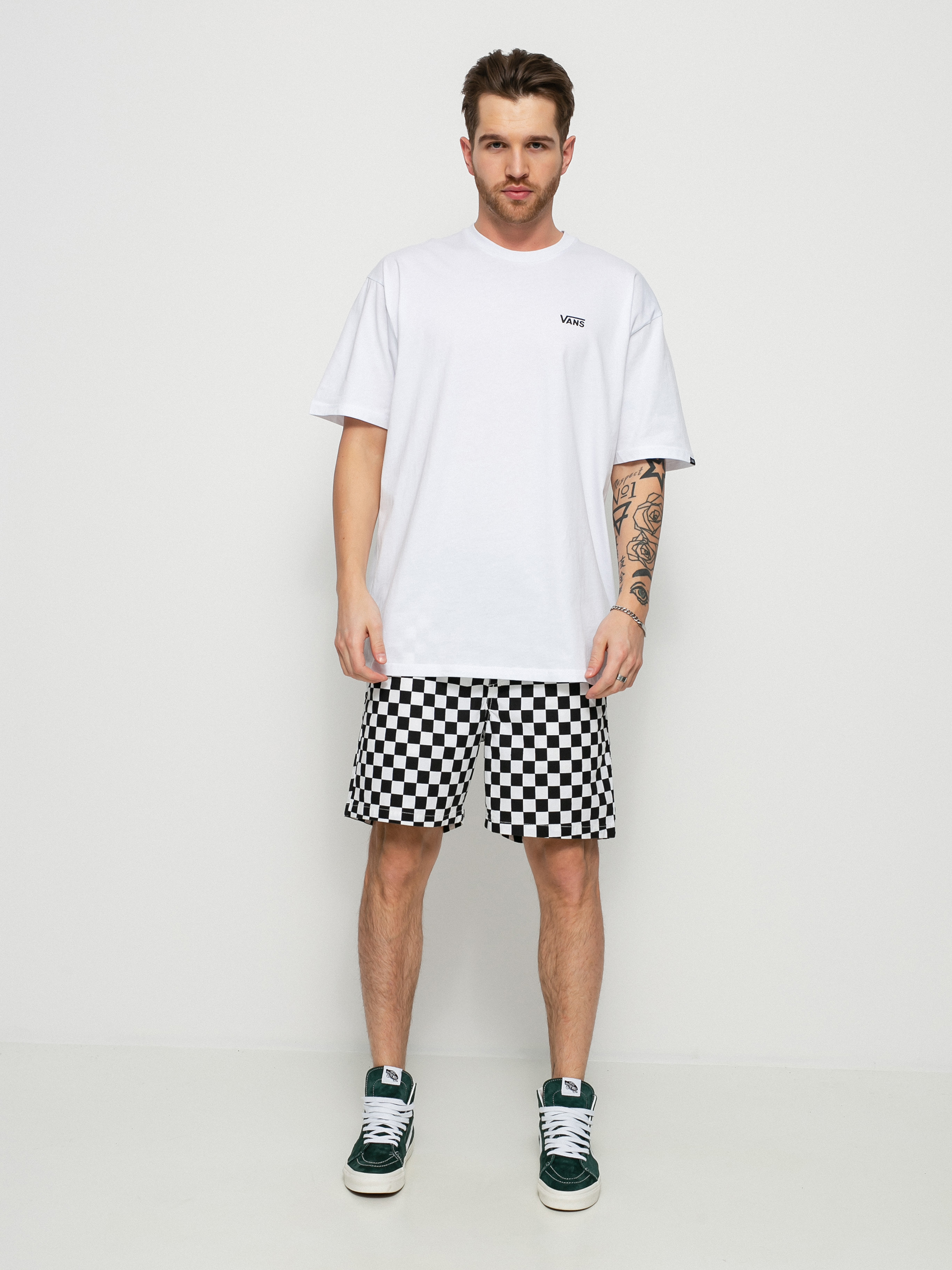 u0218ort Vans Range Relaxed Elastic (checkerboard)