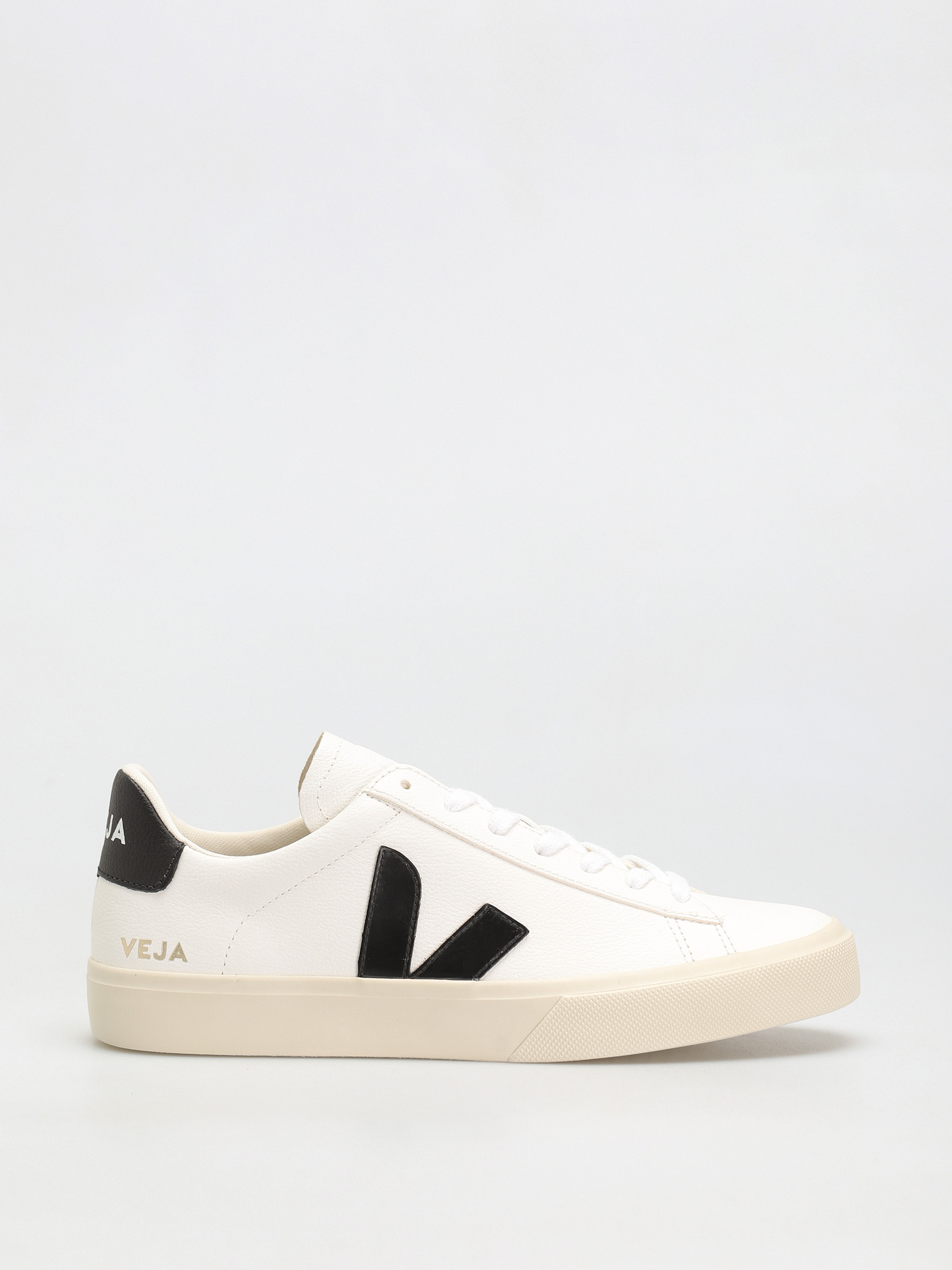 Pantofi Veja Campo - alb (extra white black)