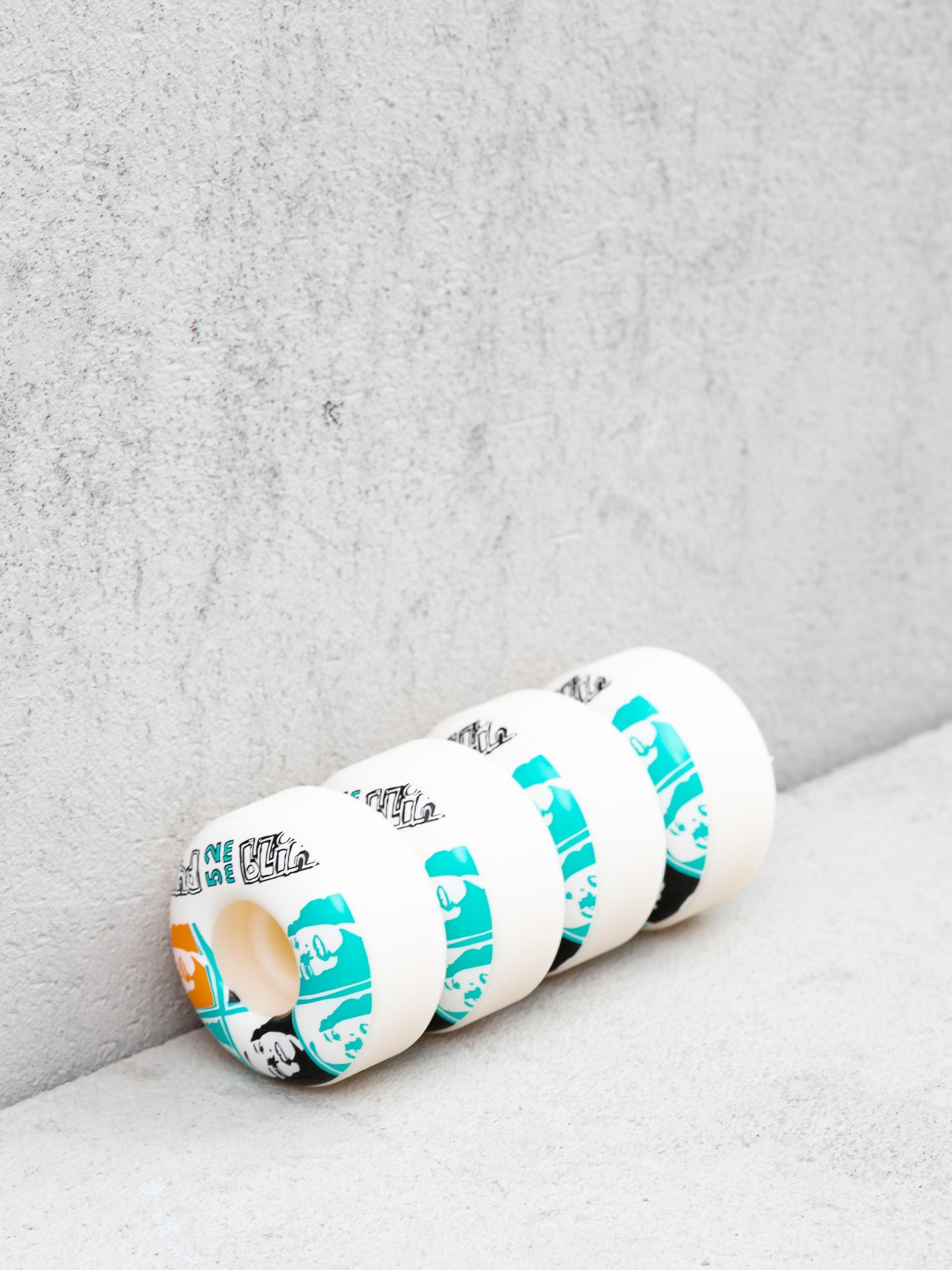 Role Blind Psychedelic Multi Girl (white/mint)