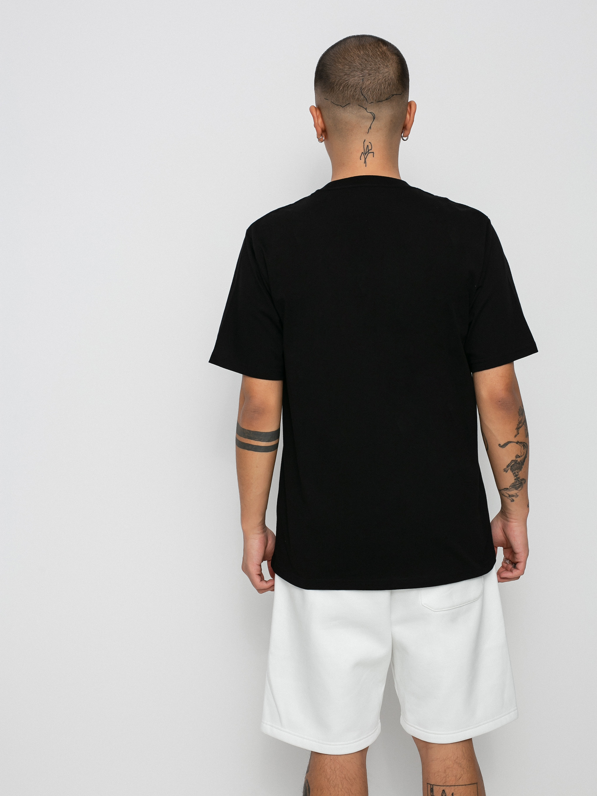 Tricou Carhartt WIP Base (black/white)