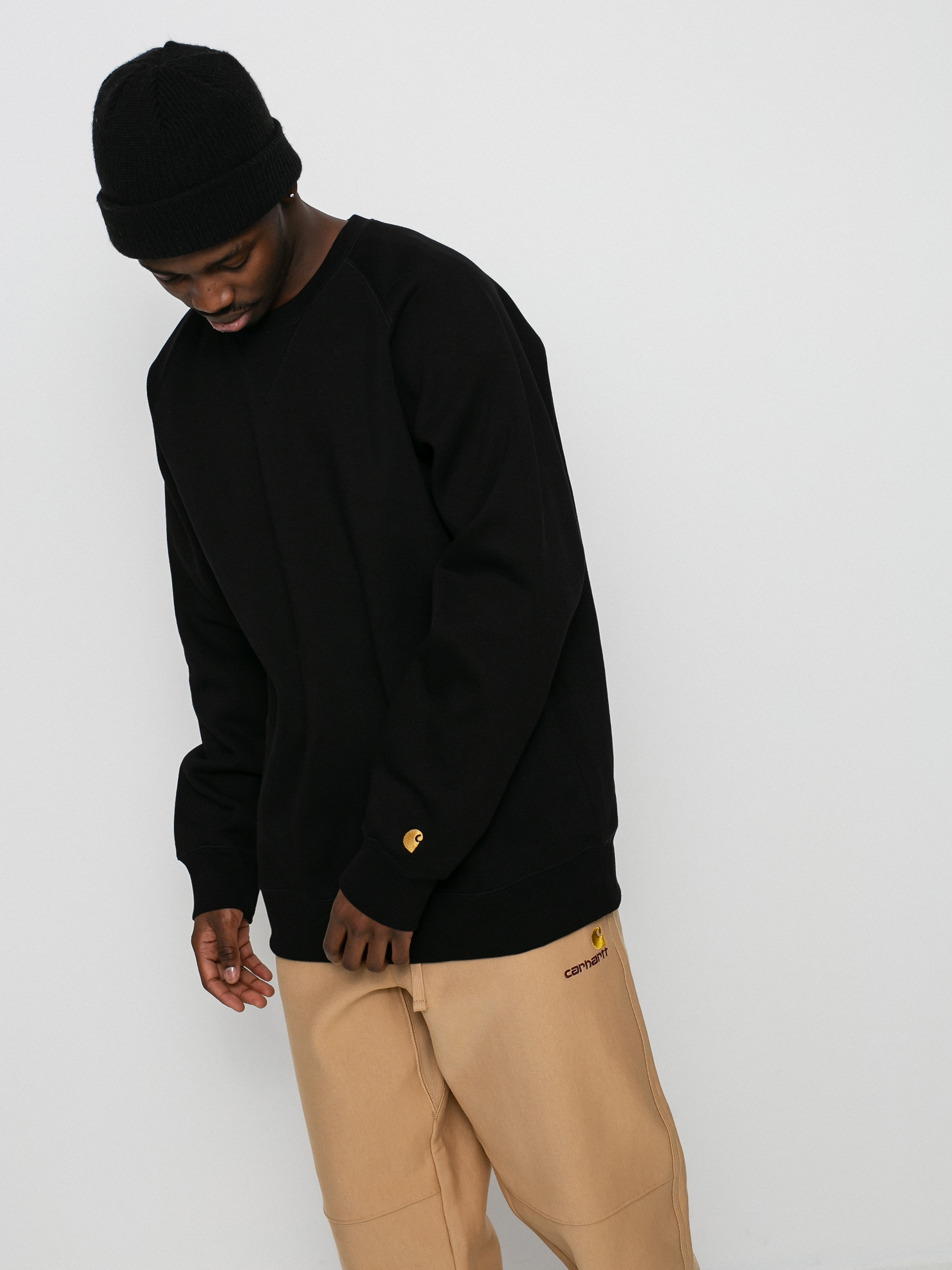 Hanorac Carhartt WIP Chase (black/gold)