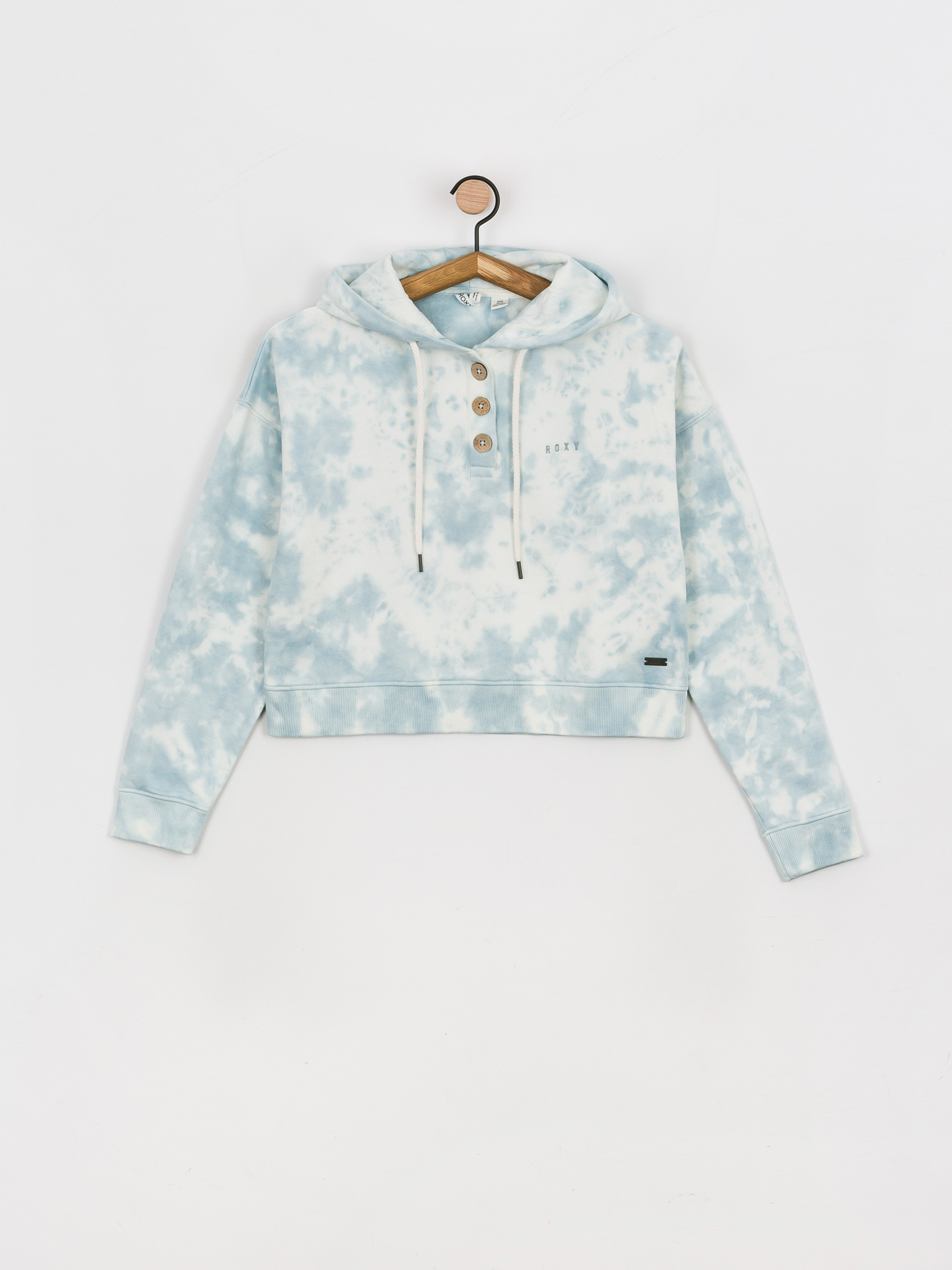 Hanorac cu glugă Roxy Girls Trip HD Wmn (cool blue)