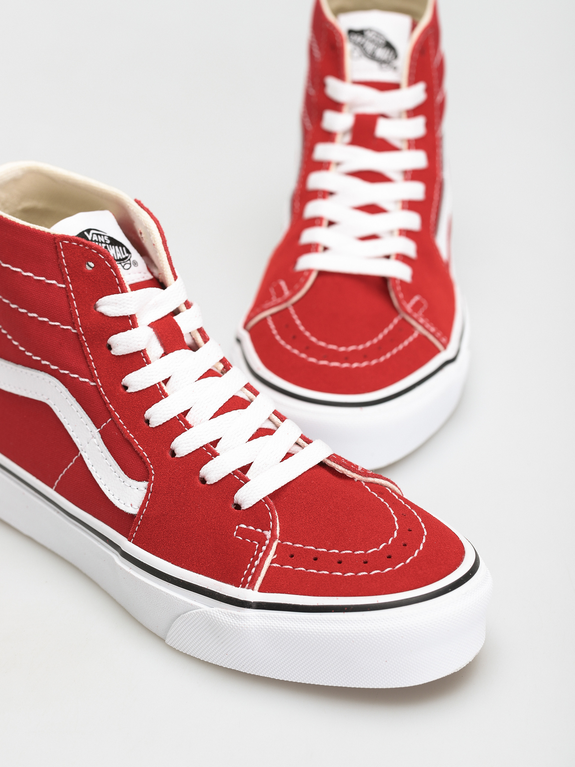 Pantofi Vans Sk8 Hi Tapered (racing red/true white)