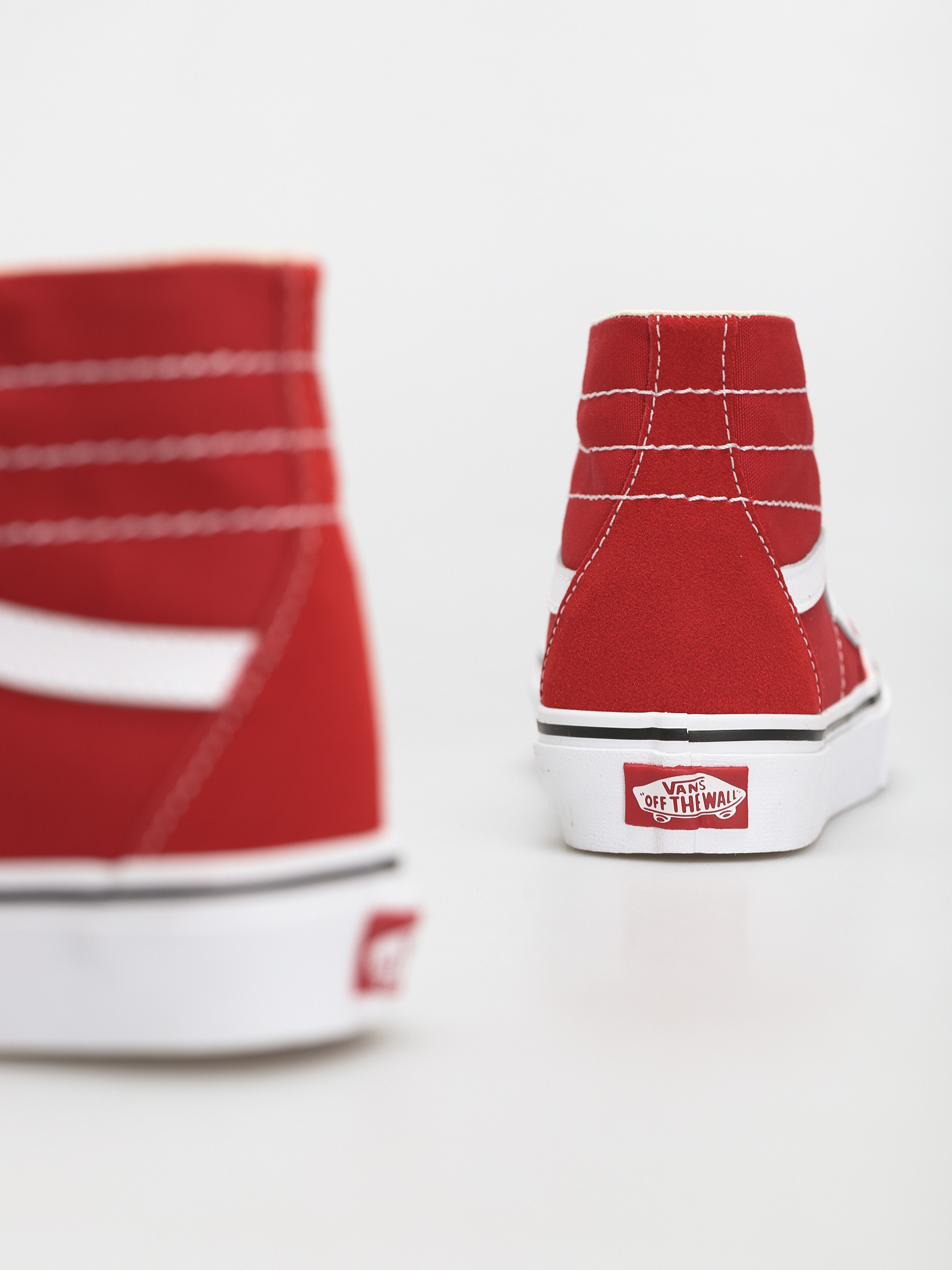 Pantofi Vans Sk8 Hi Tapered (racing red/true white)