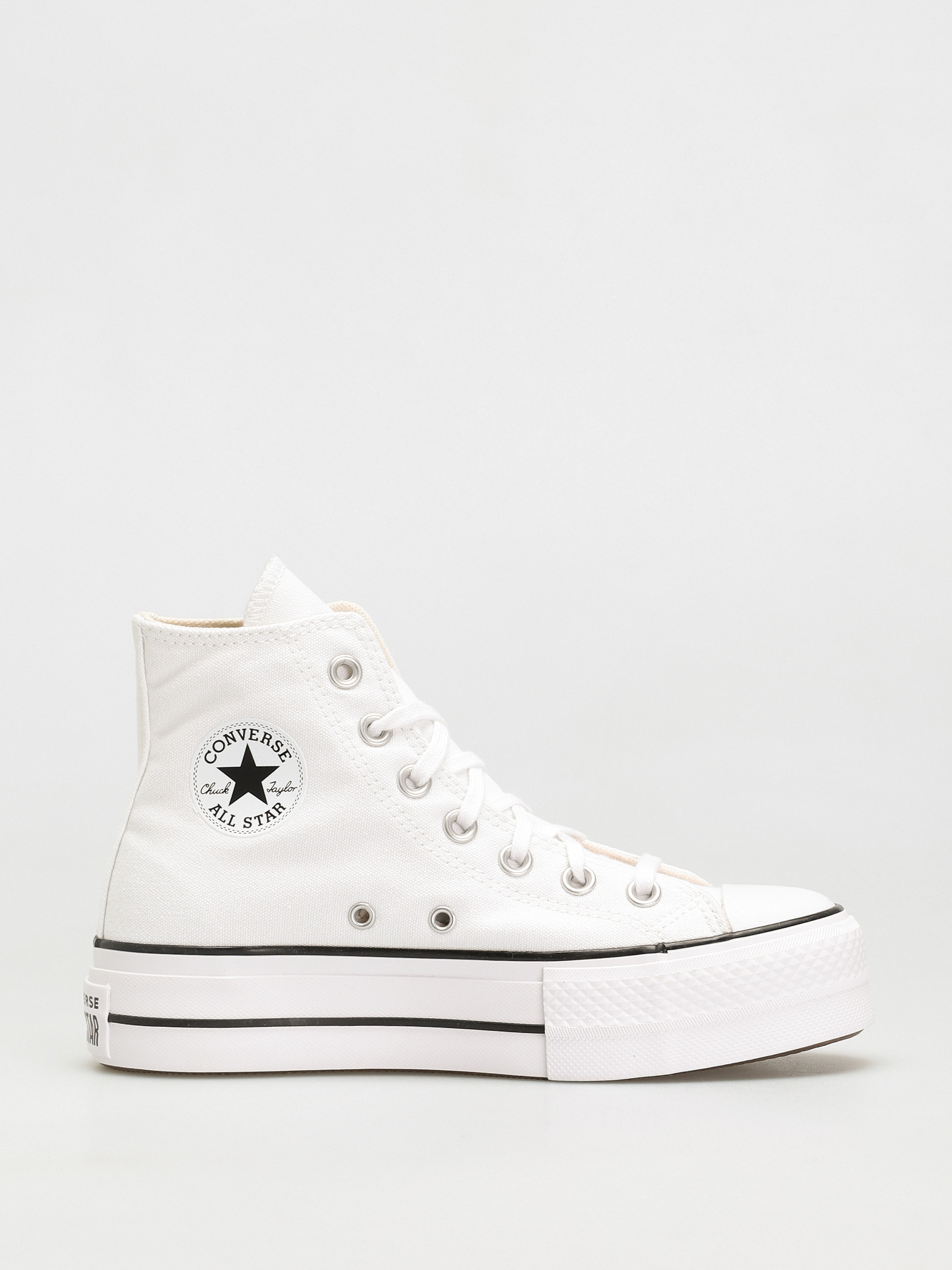 Pantofi Converse Chuck Taylor All Star Lift Hi Wmn - alb (white