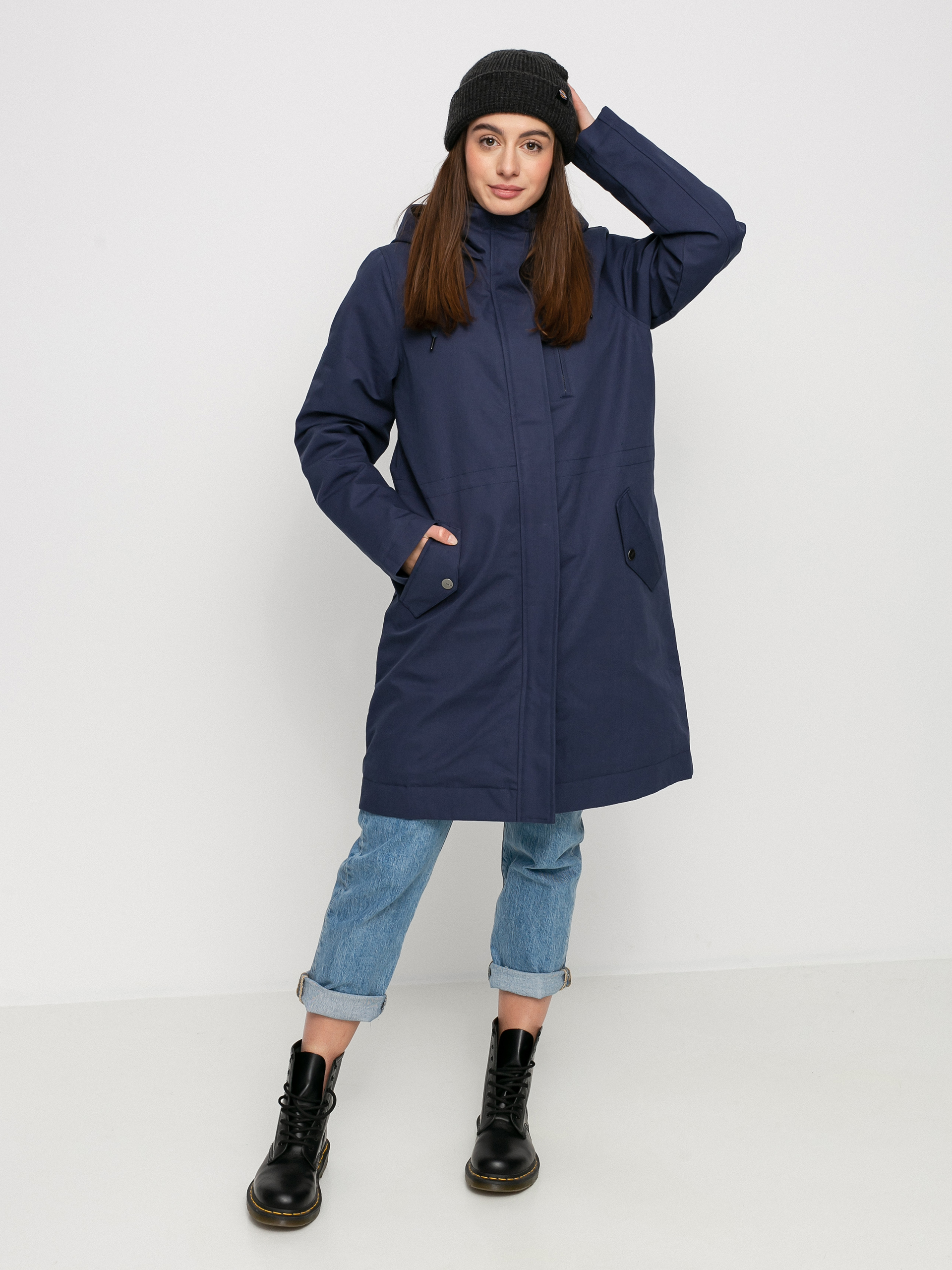 Geacă RVCA Green Valley Parka Wmn (moody blue)