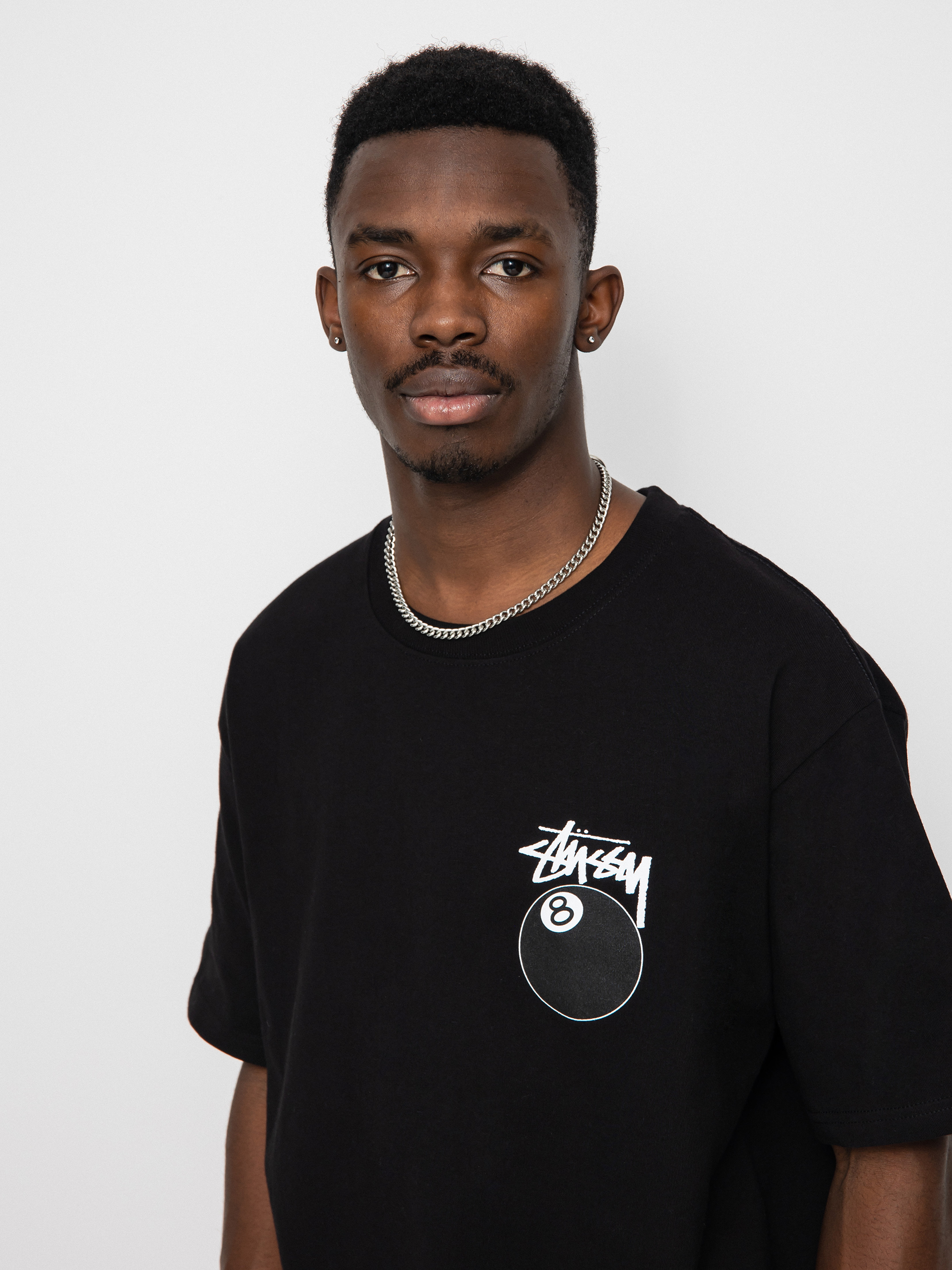 Tricou Stussy 8 Ball - negru (black)