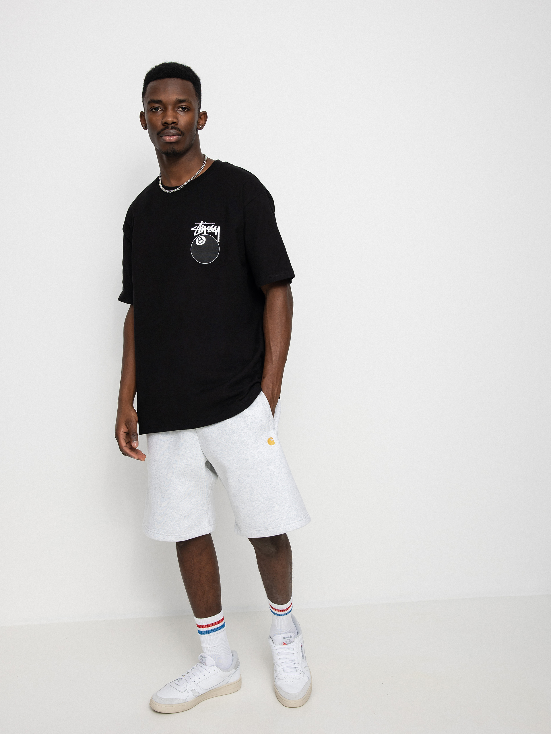 Tricou Stussy 8 Ball - negru (black)