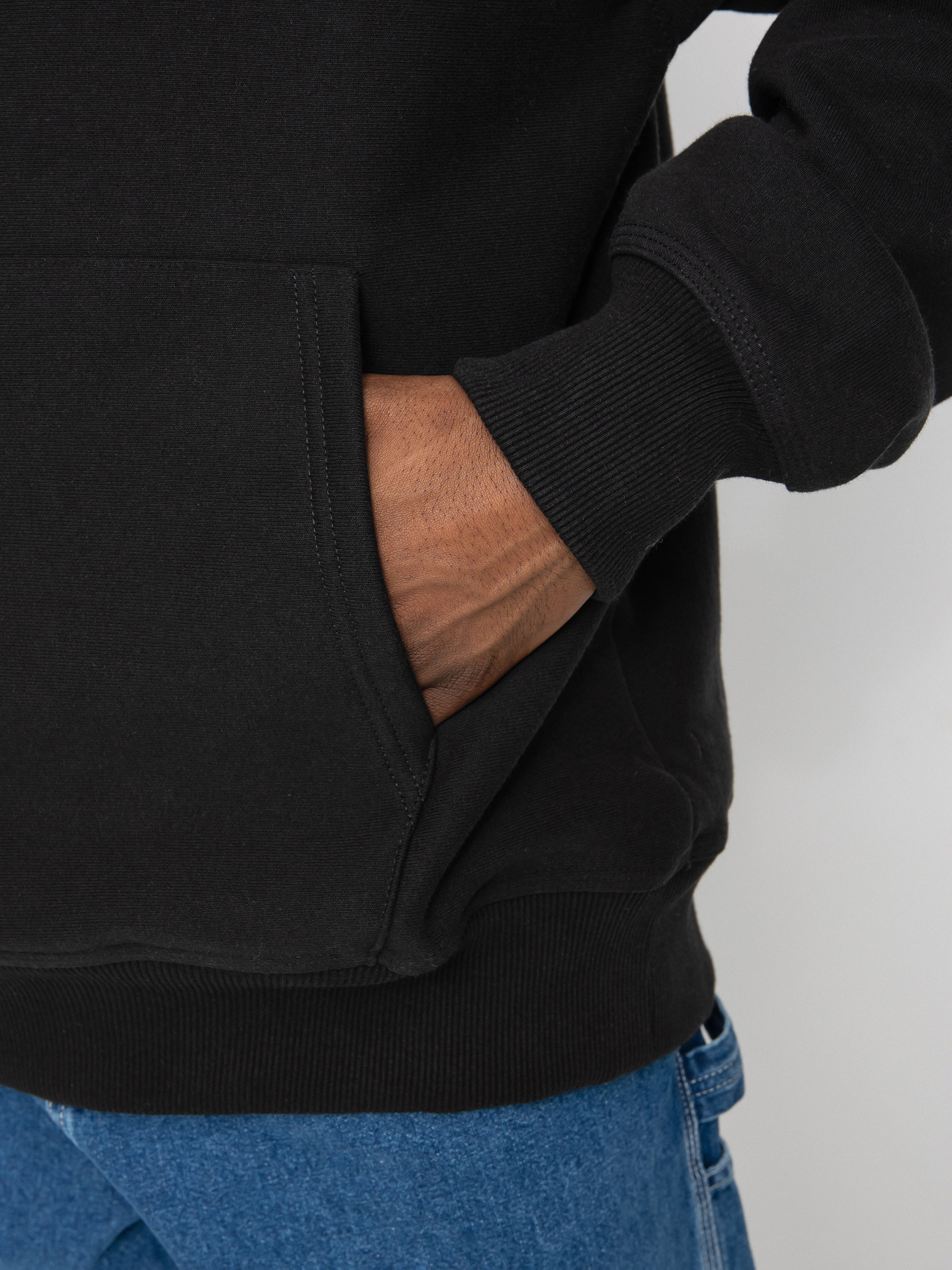 Hanorac cu glugă Stussy Basic HD (black)