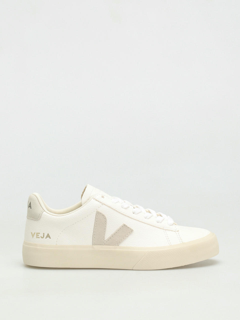 Pantofi Veja Campo Wmn (extra white natural suede)