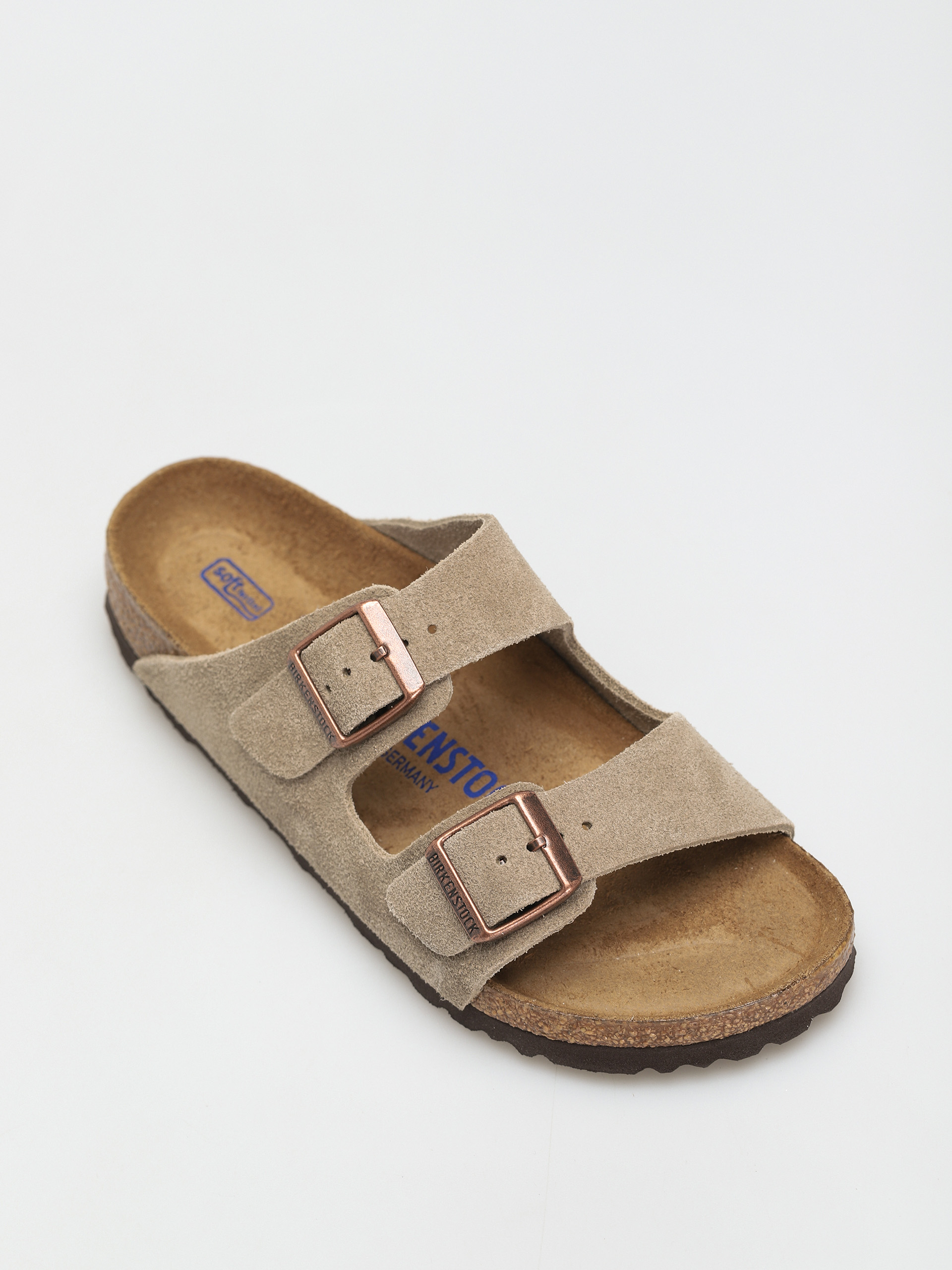 Șlapi Birkenstock Arizona Sfb Narrow Wmn (taupe suede leather)