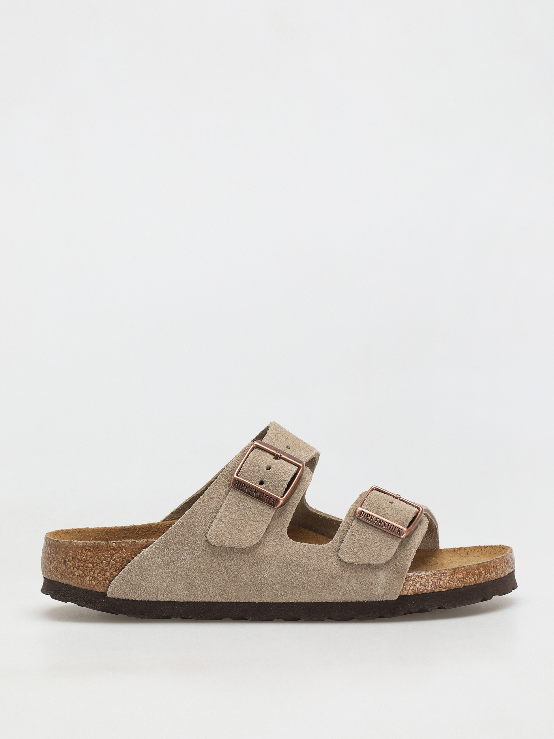 Șlapi Birkenstock Arizona Sfb Narrow Wmn (taupe suede leather)