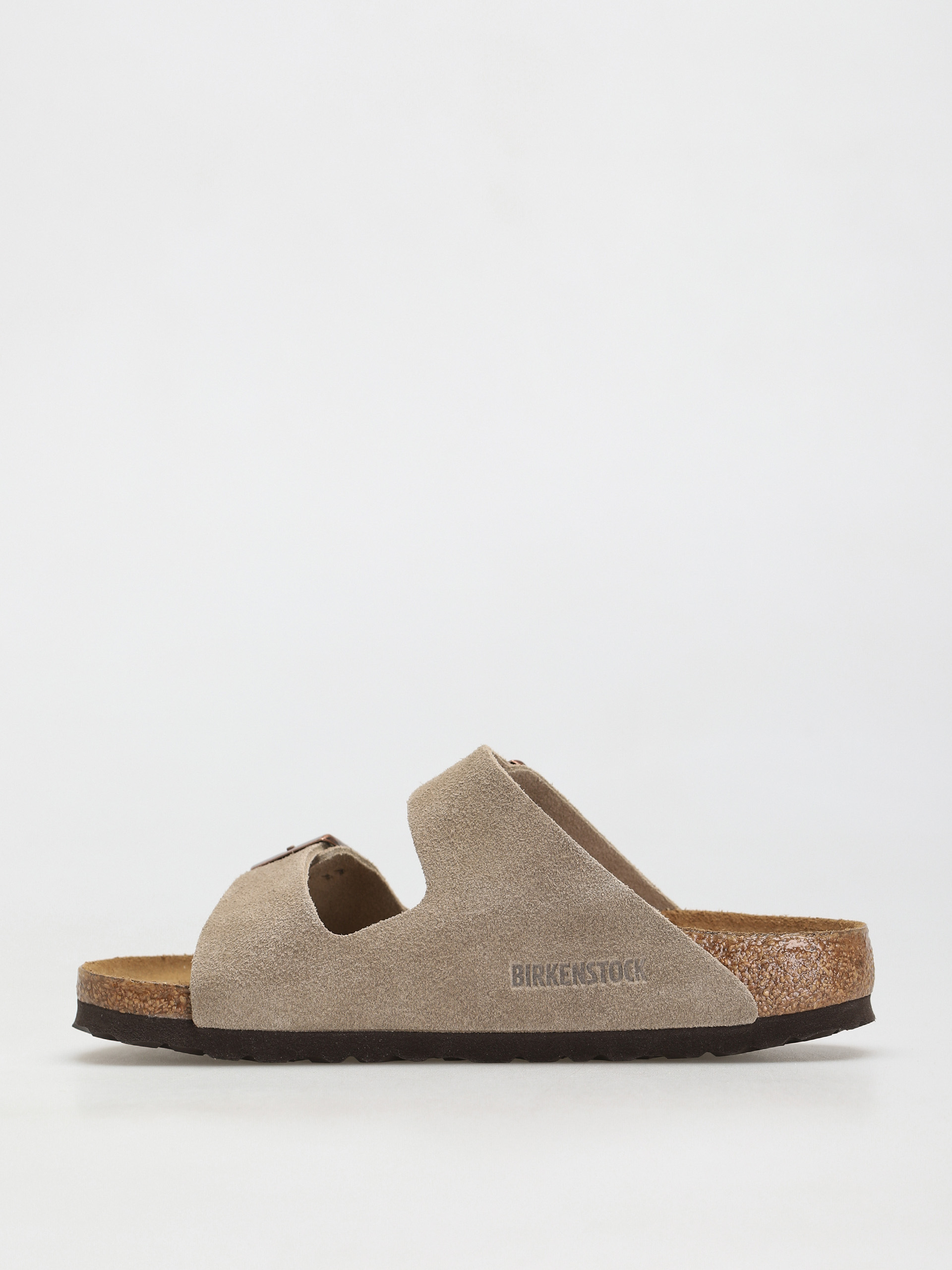 Șlapi Birkenstock Arizona Sfb Narrow Wmn (taupe suede leather)