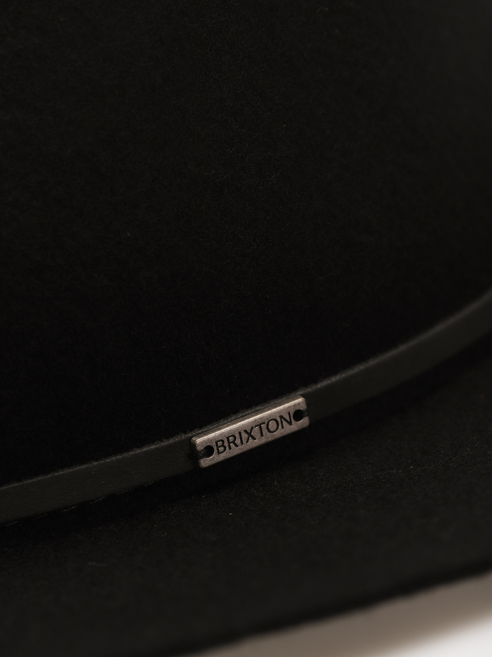 Pălărie Brixton Wesley Packable Fedora (black/black)