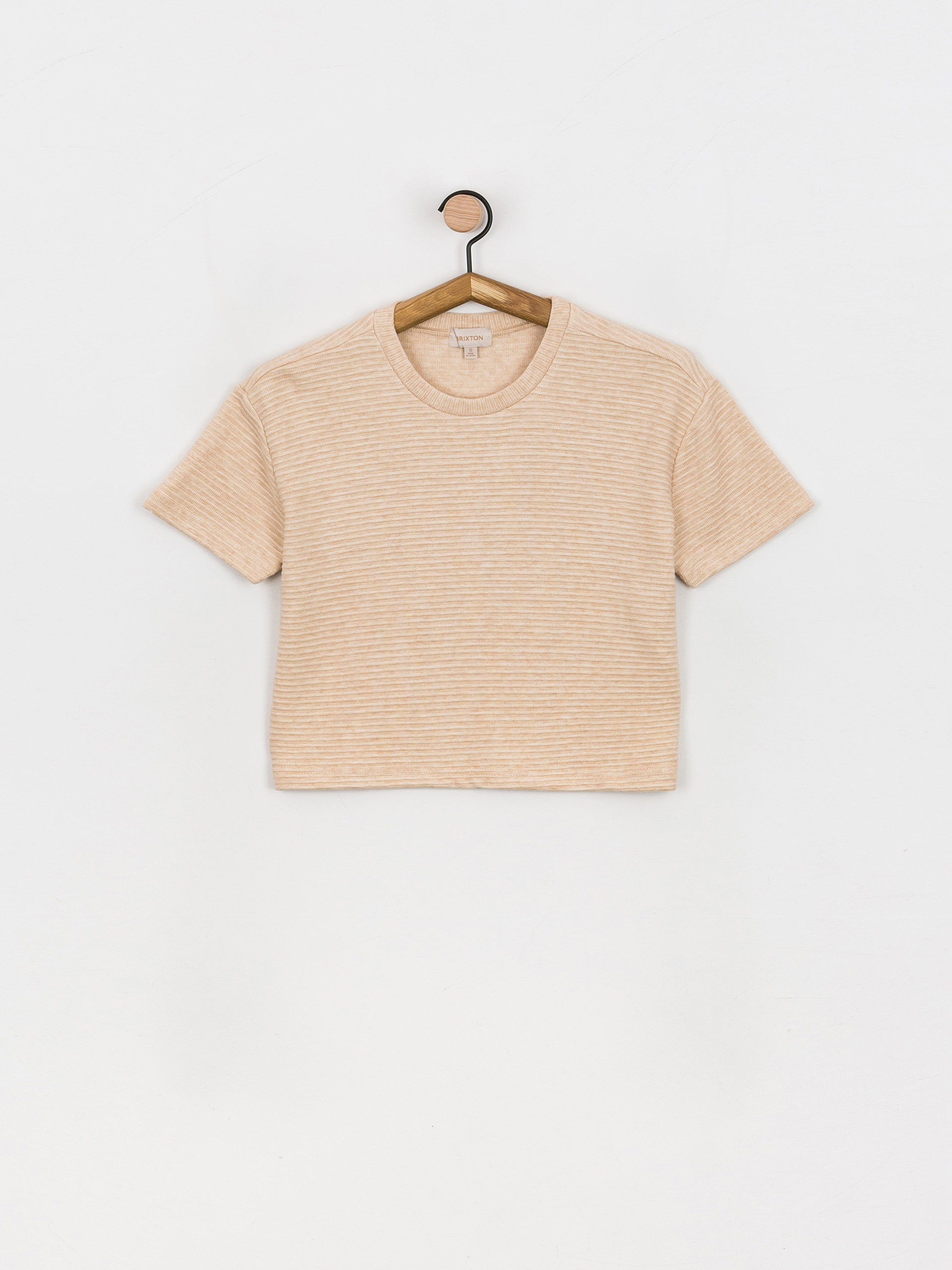 Tricou Brixton Bandera Boxy Top Wmn (heather soft pink)
