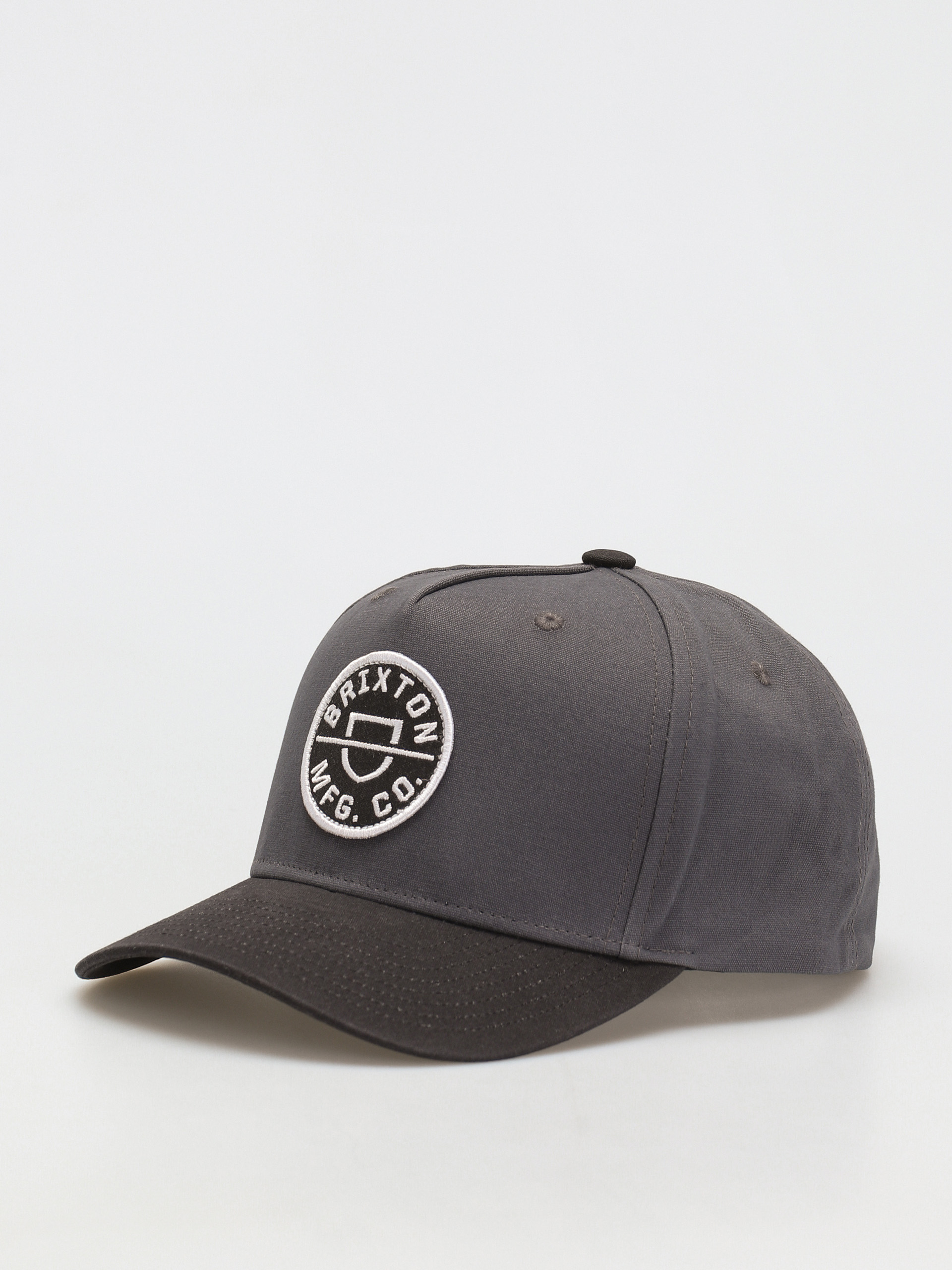 Șapcă Brixton Crest C Mp Snapback (worn black/black)