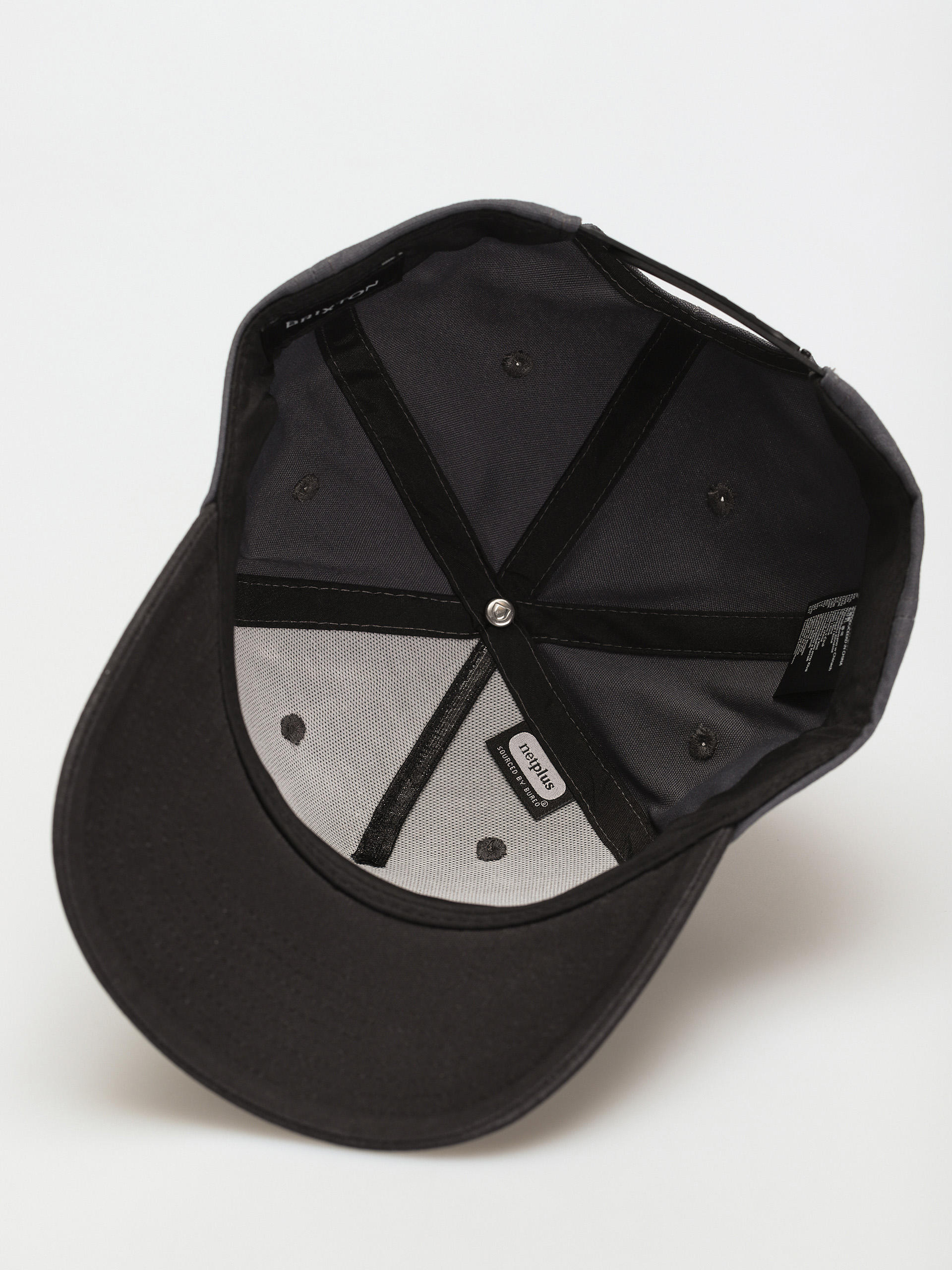 Șapcă Brixton Crest C Mp Snapback (worn black/black)