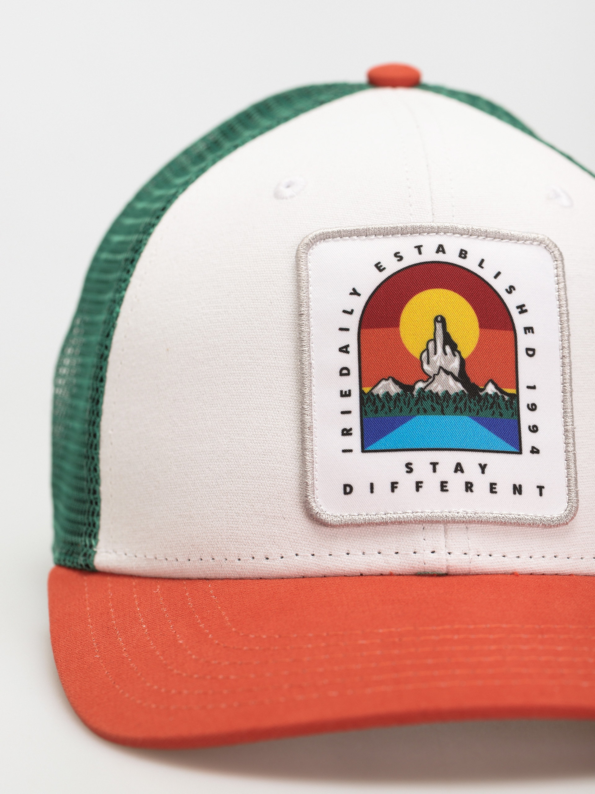 Șapcă Iriedaily Stonefinger (orange green)