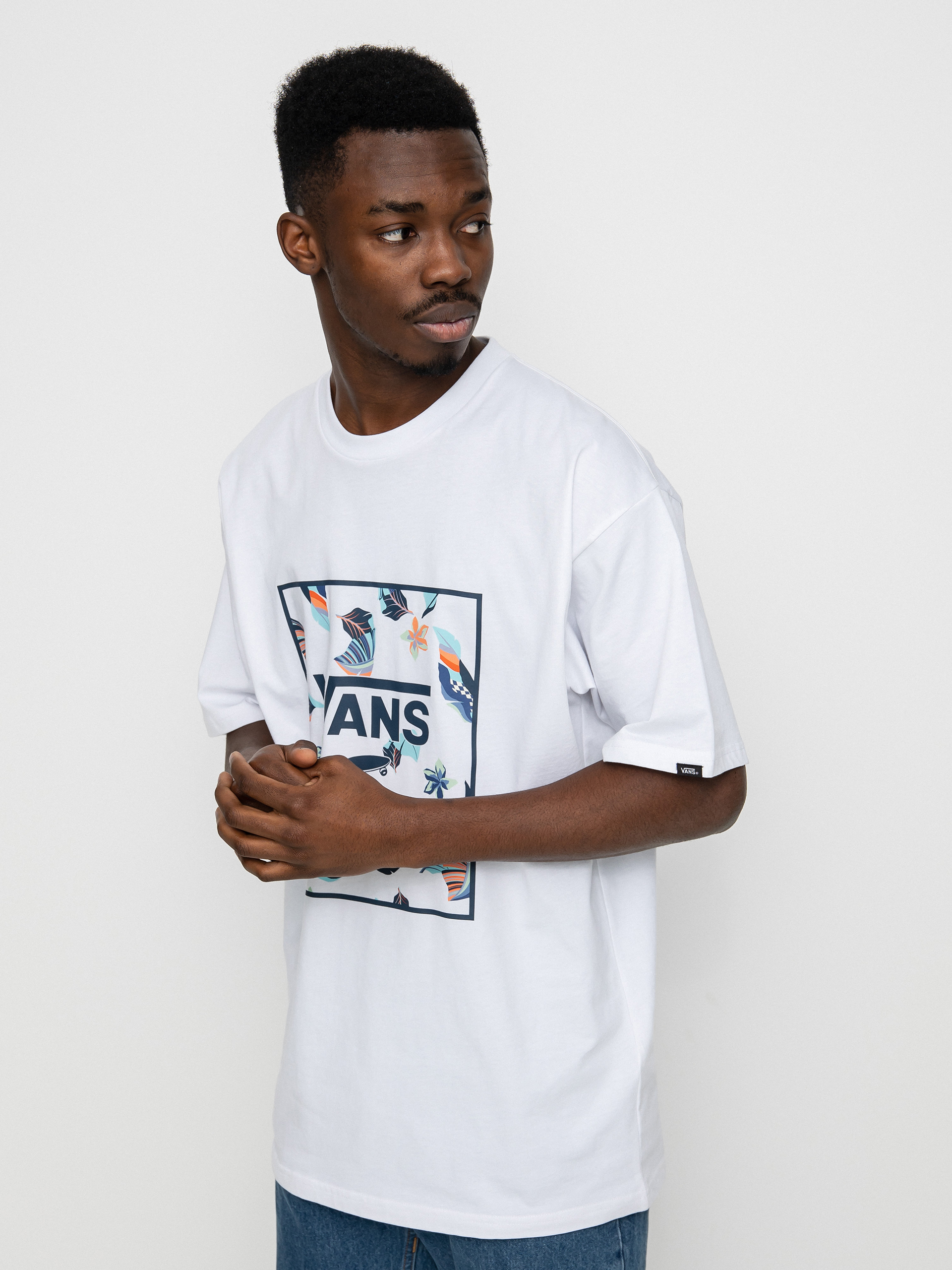 Tricou Vans Classic Print Box (white/lucid floral)