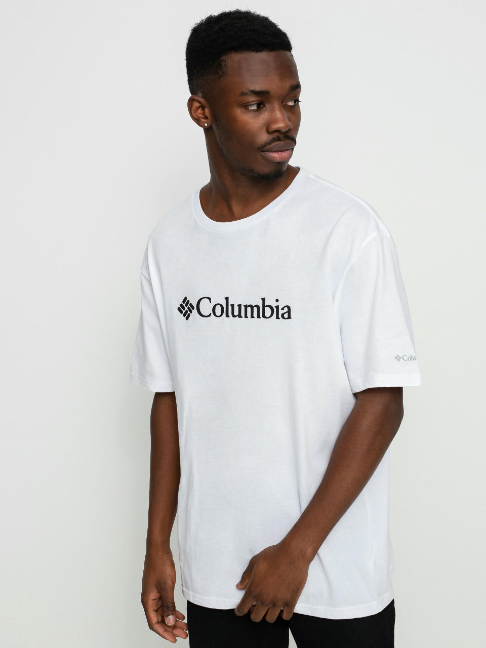 Tricou Columbia Basic Logo (white)