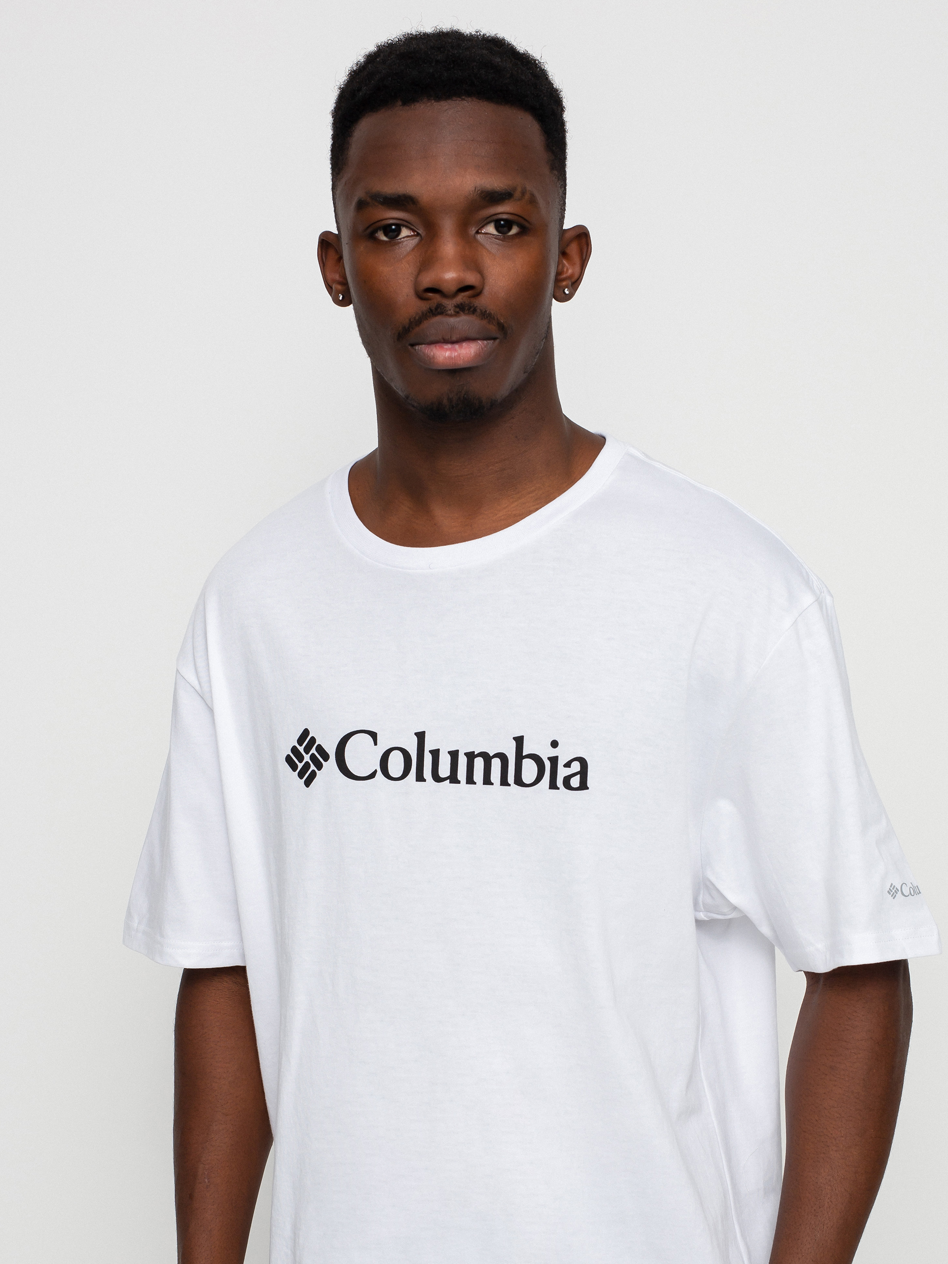 Tricou Columbia Basic Logo (white)