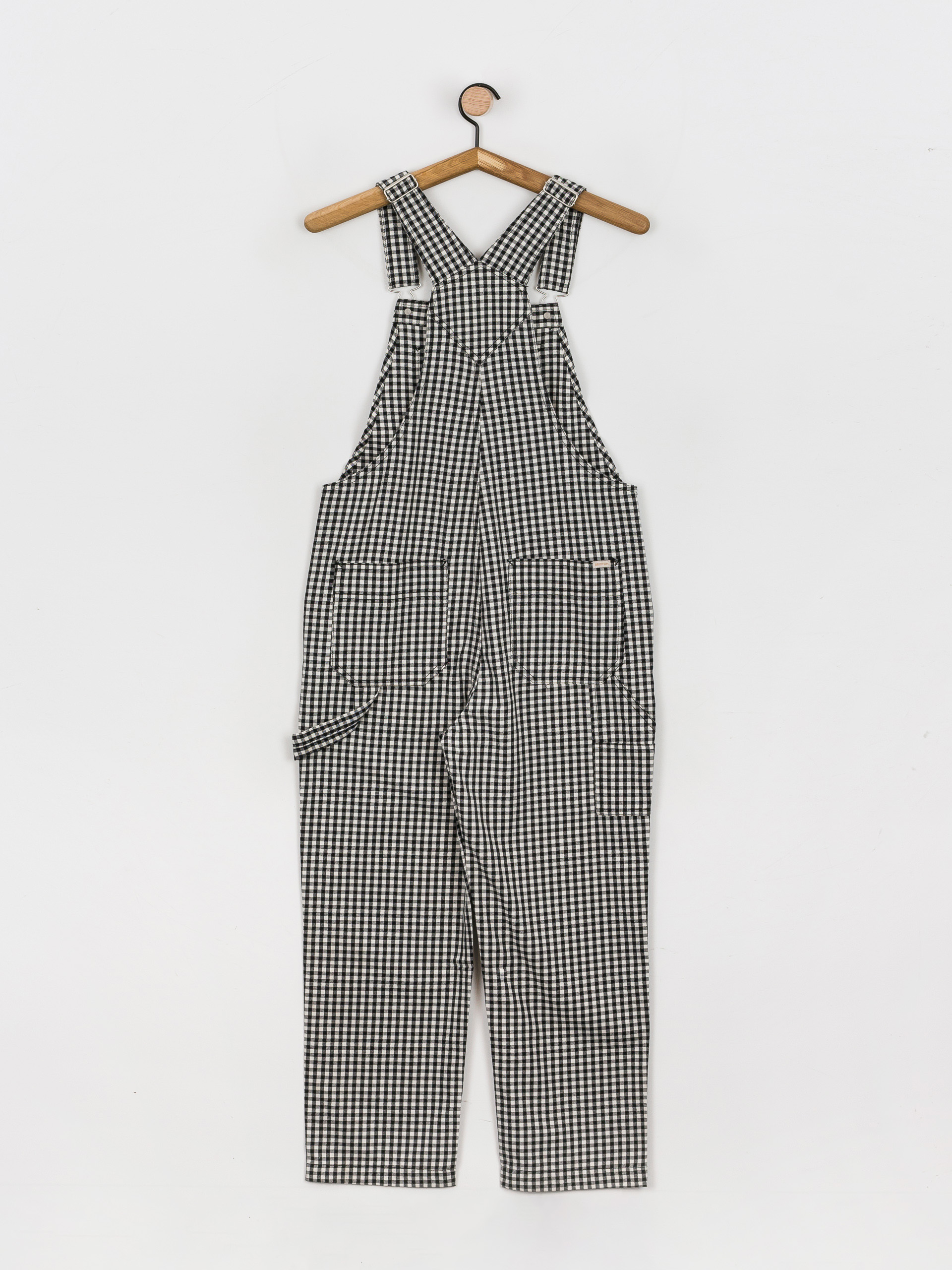 Pantaloni Brixton Christina Crop Overall Wmn (black gingham)