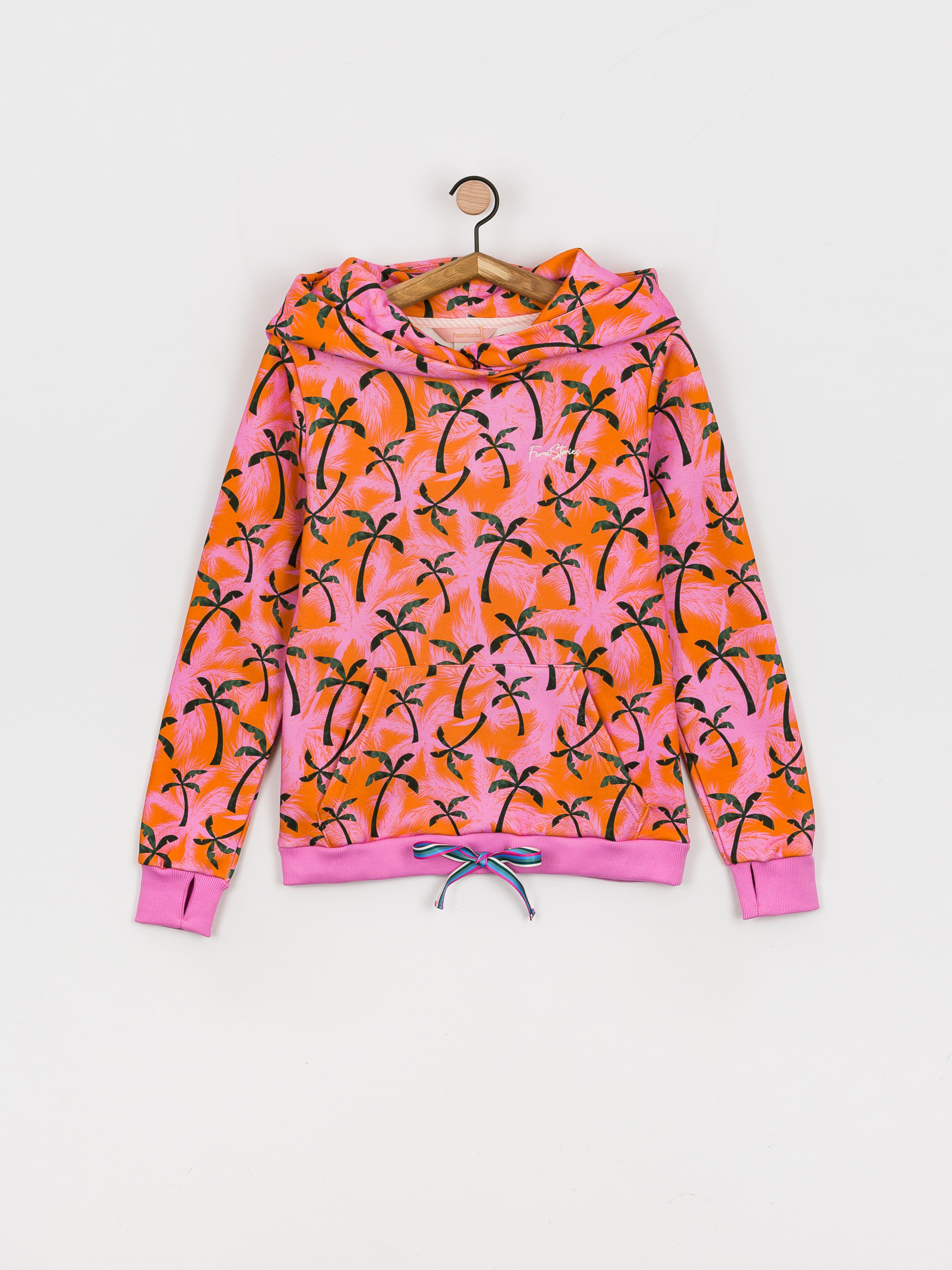 Hanorac cu glugă Femi Stories Rum HD Wmn (opr)