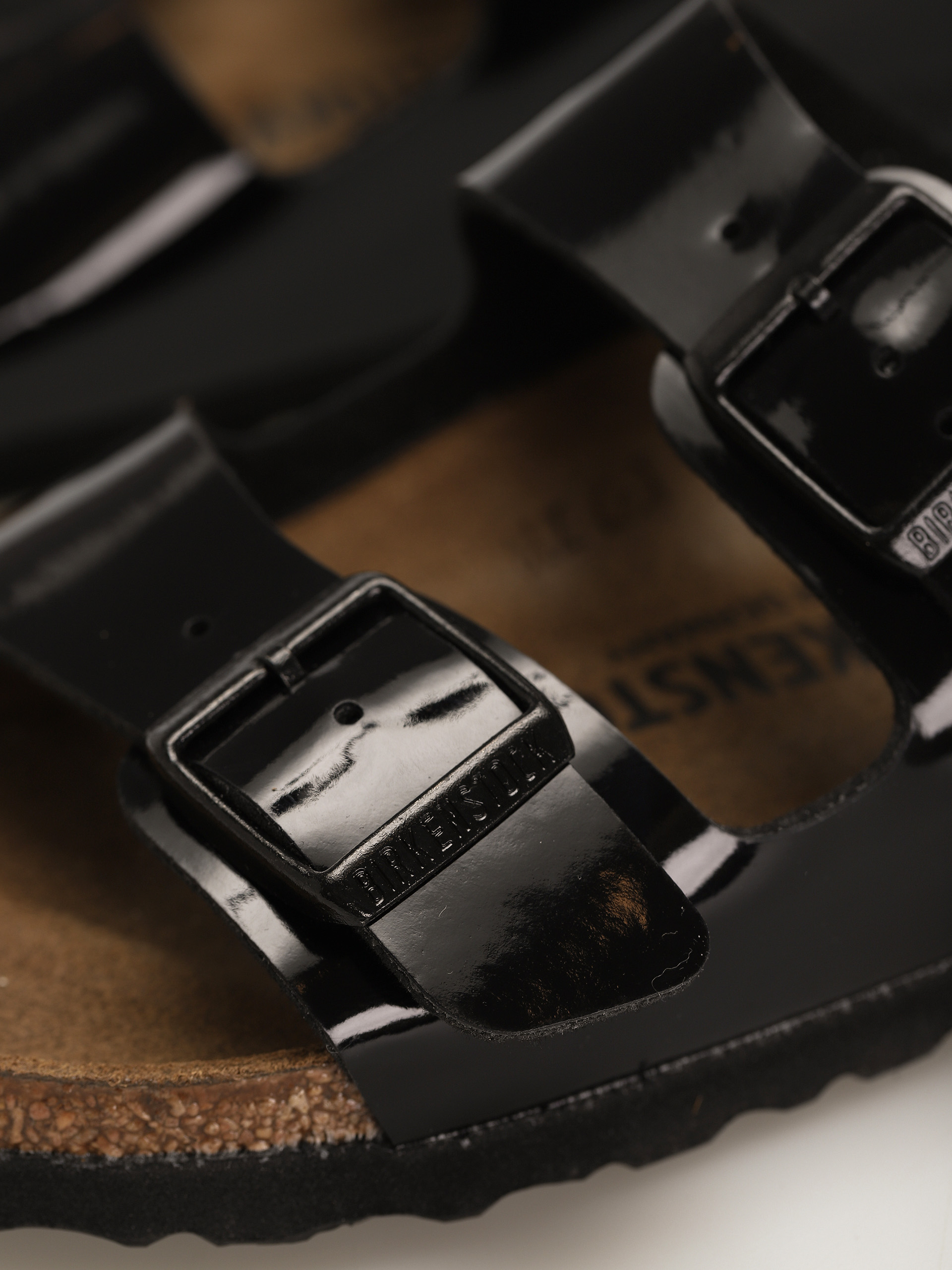 Șlapi Birkenstock Arizona Narrow Wmn (patent black)