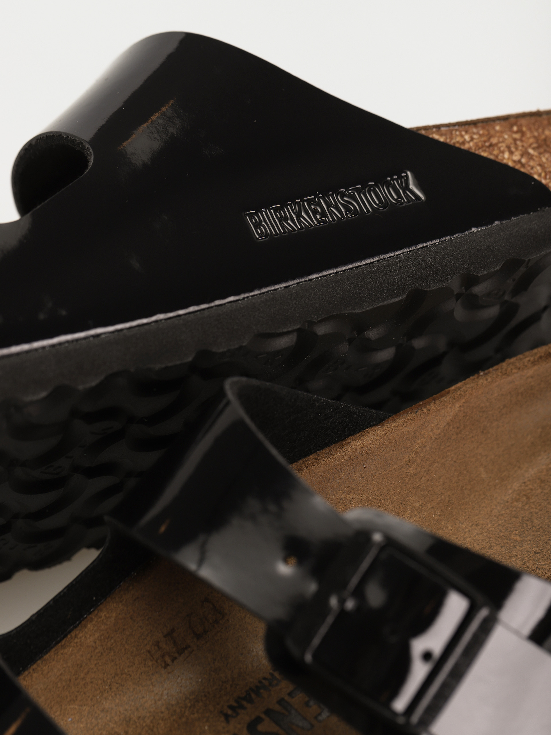 Șlapi Birkenstock Arizona Narrow Wmn (patent black)