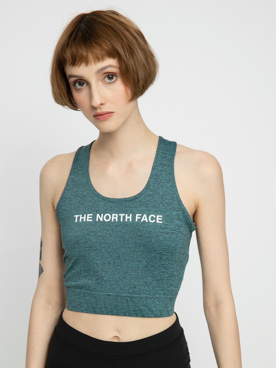 Tricou The North Face Ma Tanklette Wmn (goblnblublkheather/tnfblk)