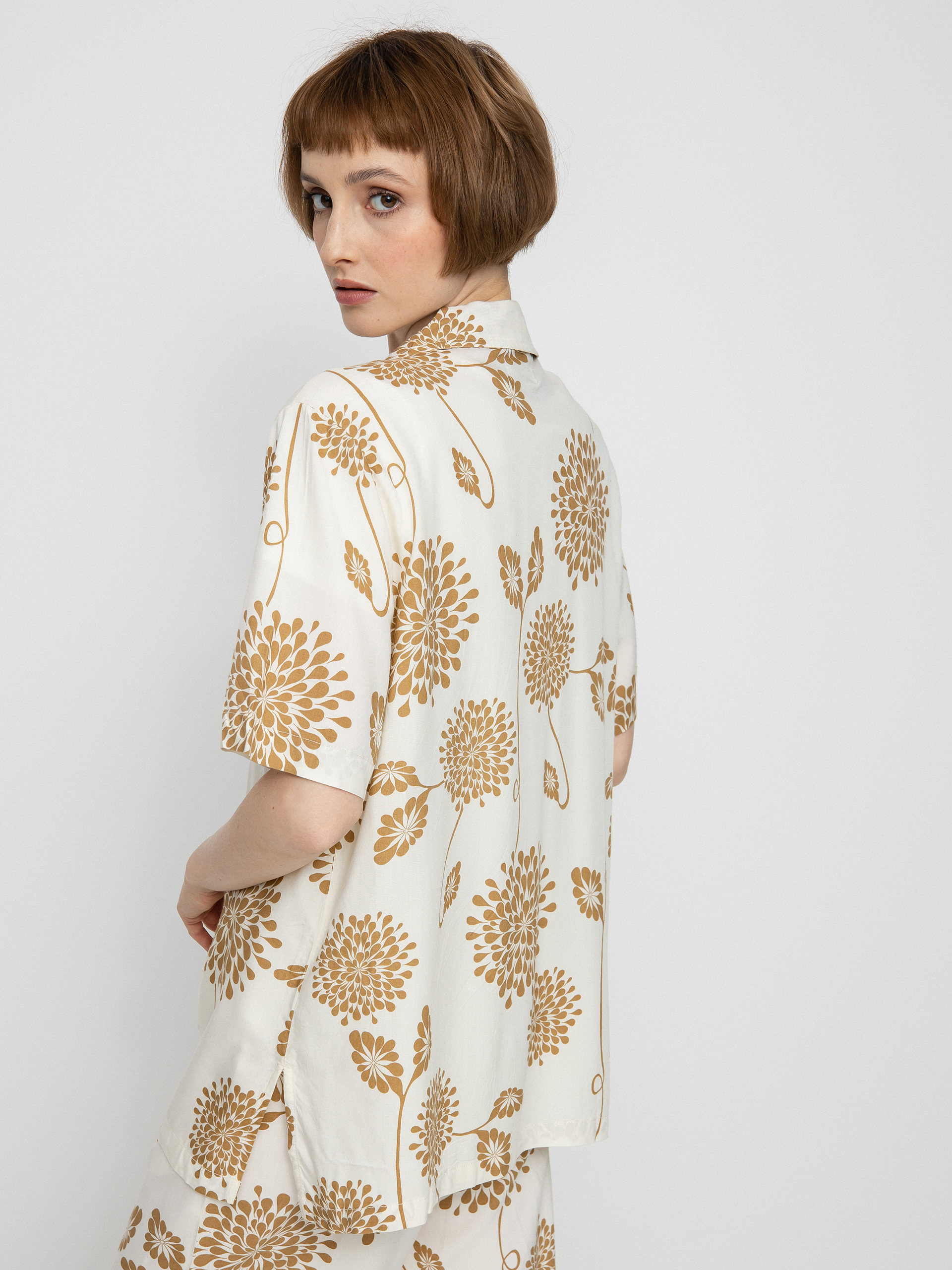 Cămașă Brixton Bunker Garden Floral Bf Wmn (dove)