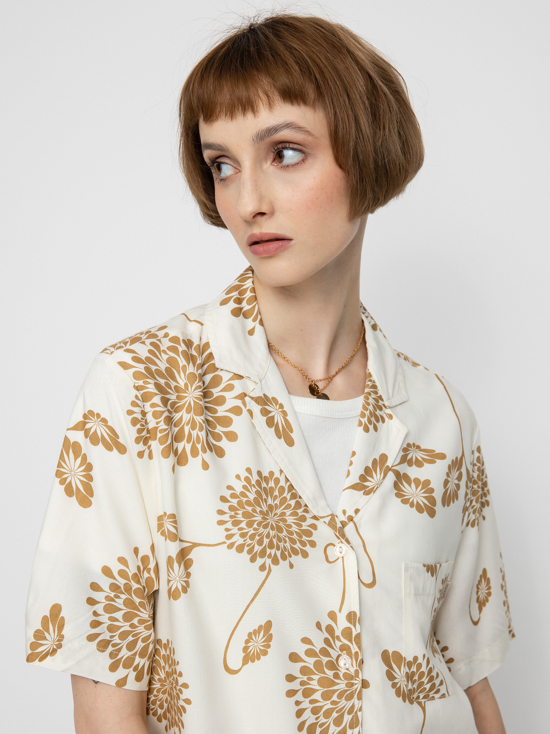 Cămașă Brixton Bunker Garden Floral Bf Wmn (dove)