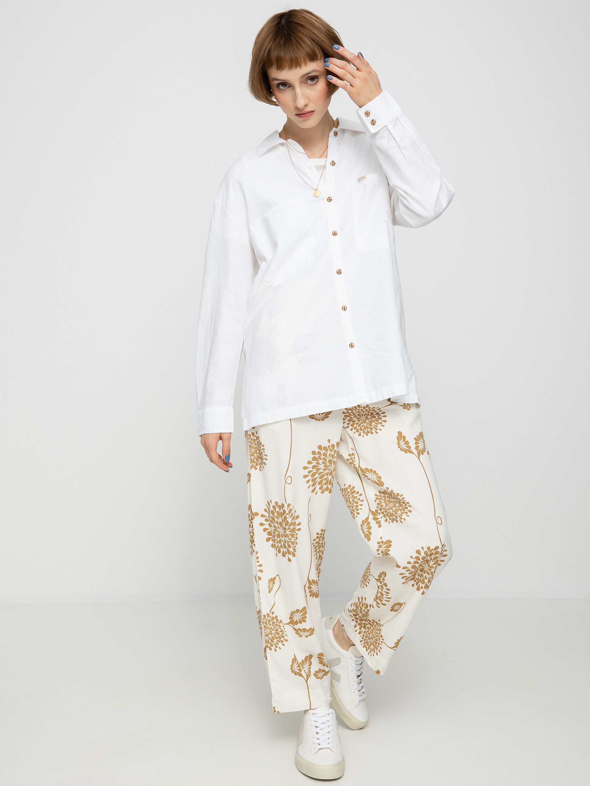 Cămașă Brixton Bowery Overshirt Wmn