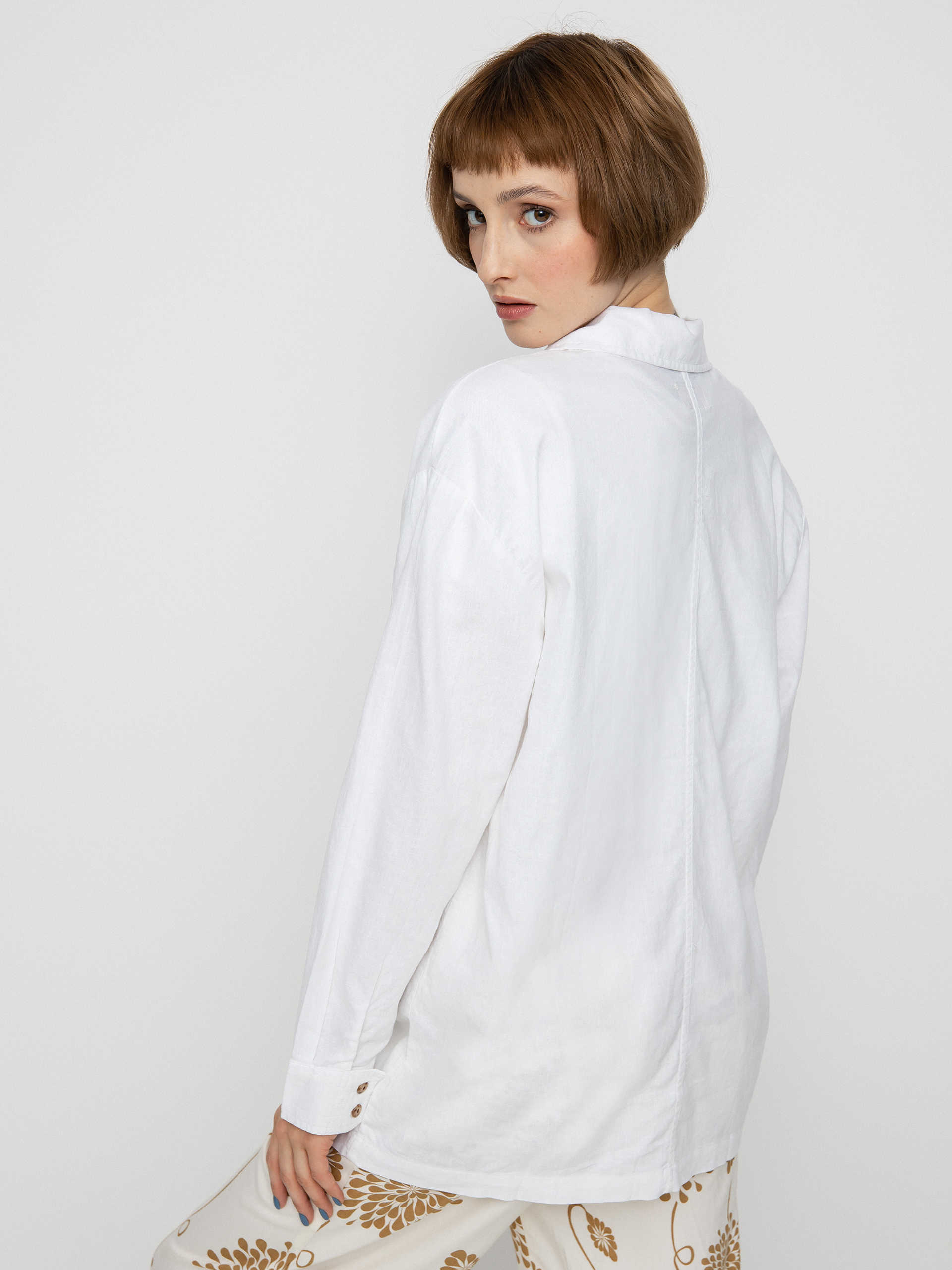 Cămașă Brixton Bowery Overshirt Wmn (white)