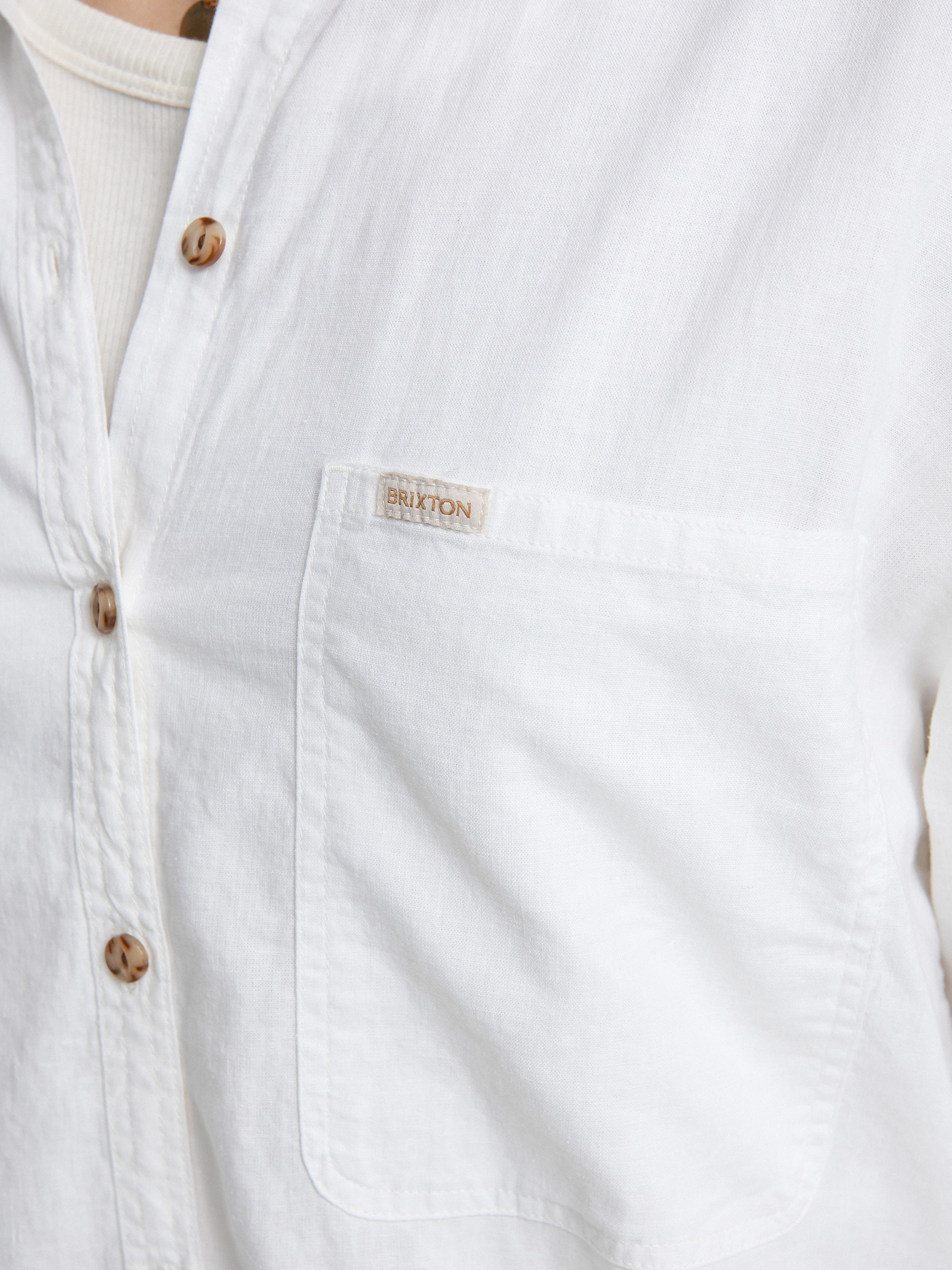 Cămașă Brixton Bowery Overshirt Wmn (white)