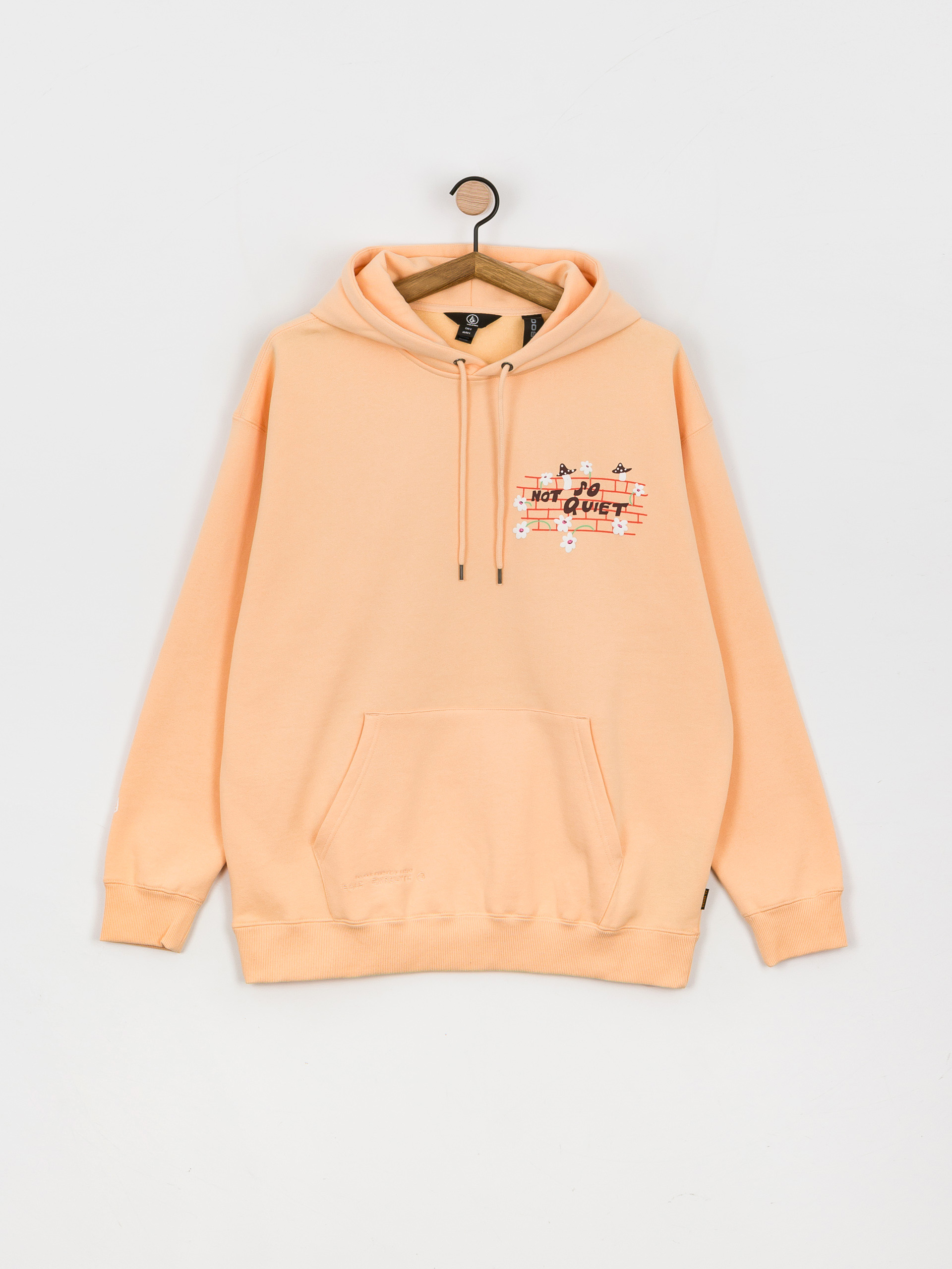 Hanorac cu glugă Volcom Egle Zvirblyte HD (cream blush)