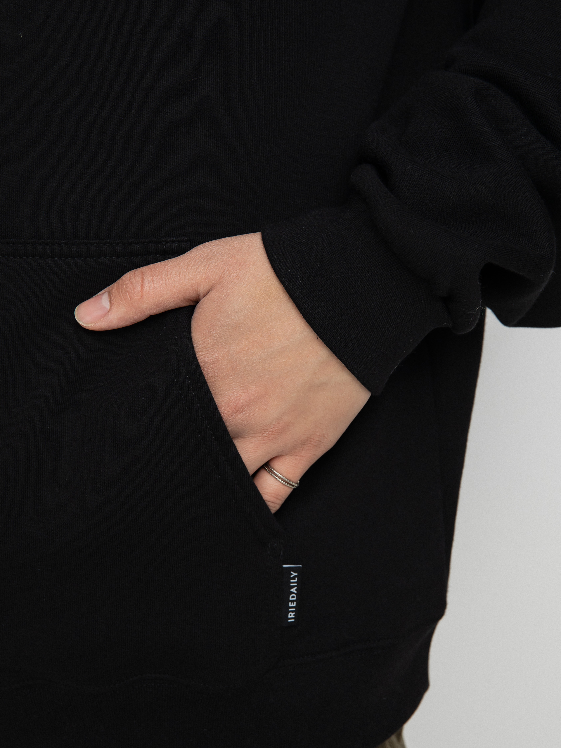 Hanorac cu glugă Iriedaily Peaceride HD (black)