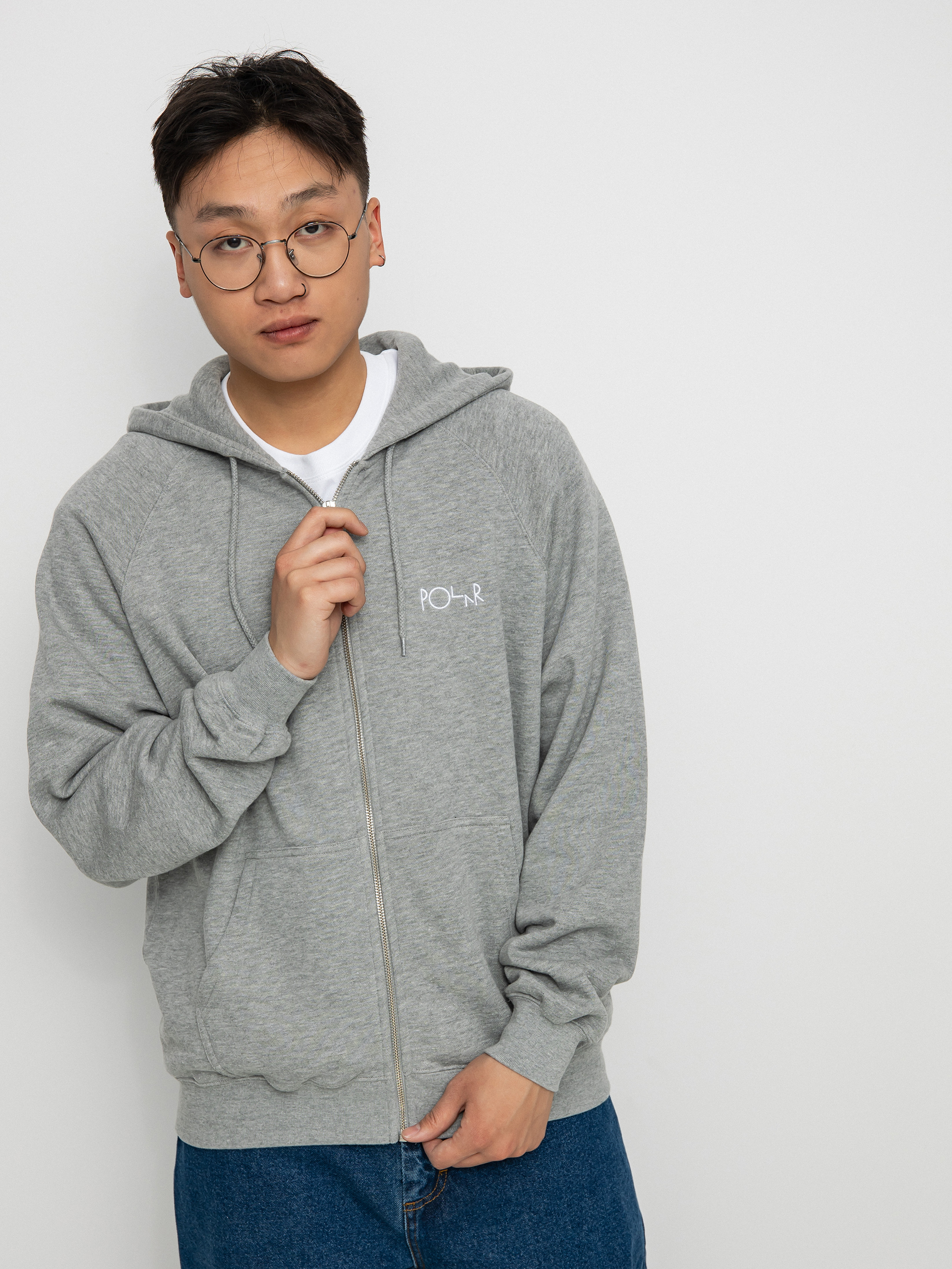 Hanorac cu glugă Polar Skate Default ZHD (heather grey)