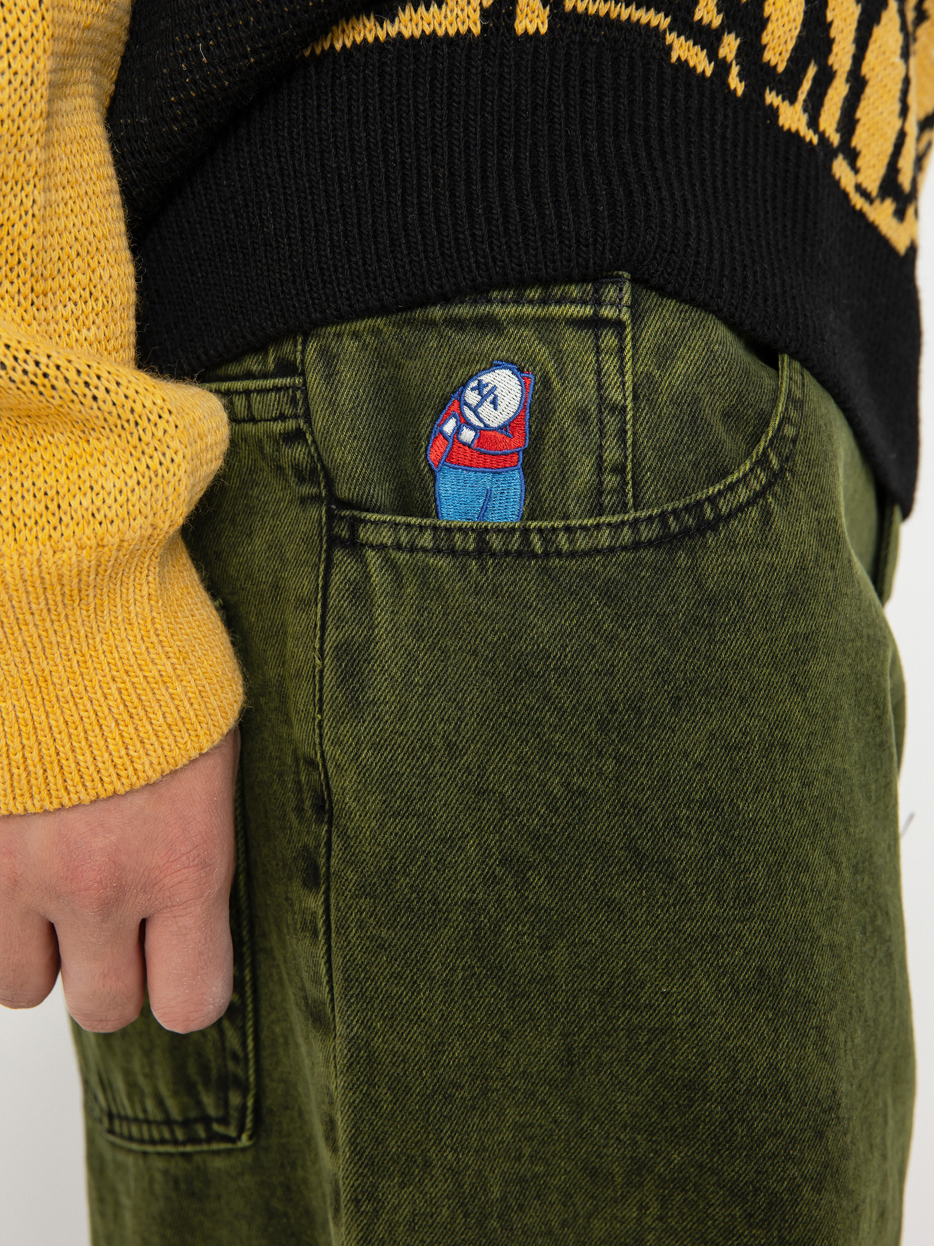 Pantaloni Polar Skate Big Boy (greenblack)