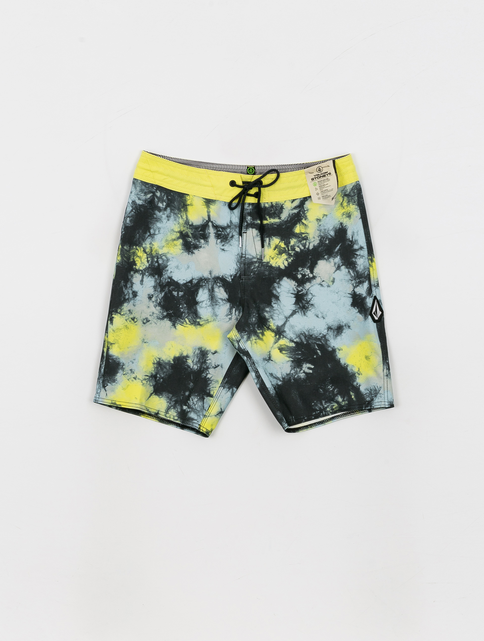 Șort pentru plajă Volcom Saturate Stoney 19 (lime tie dye)