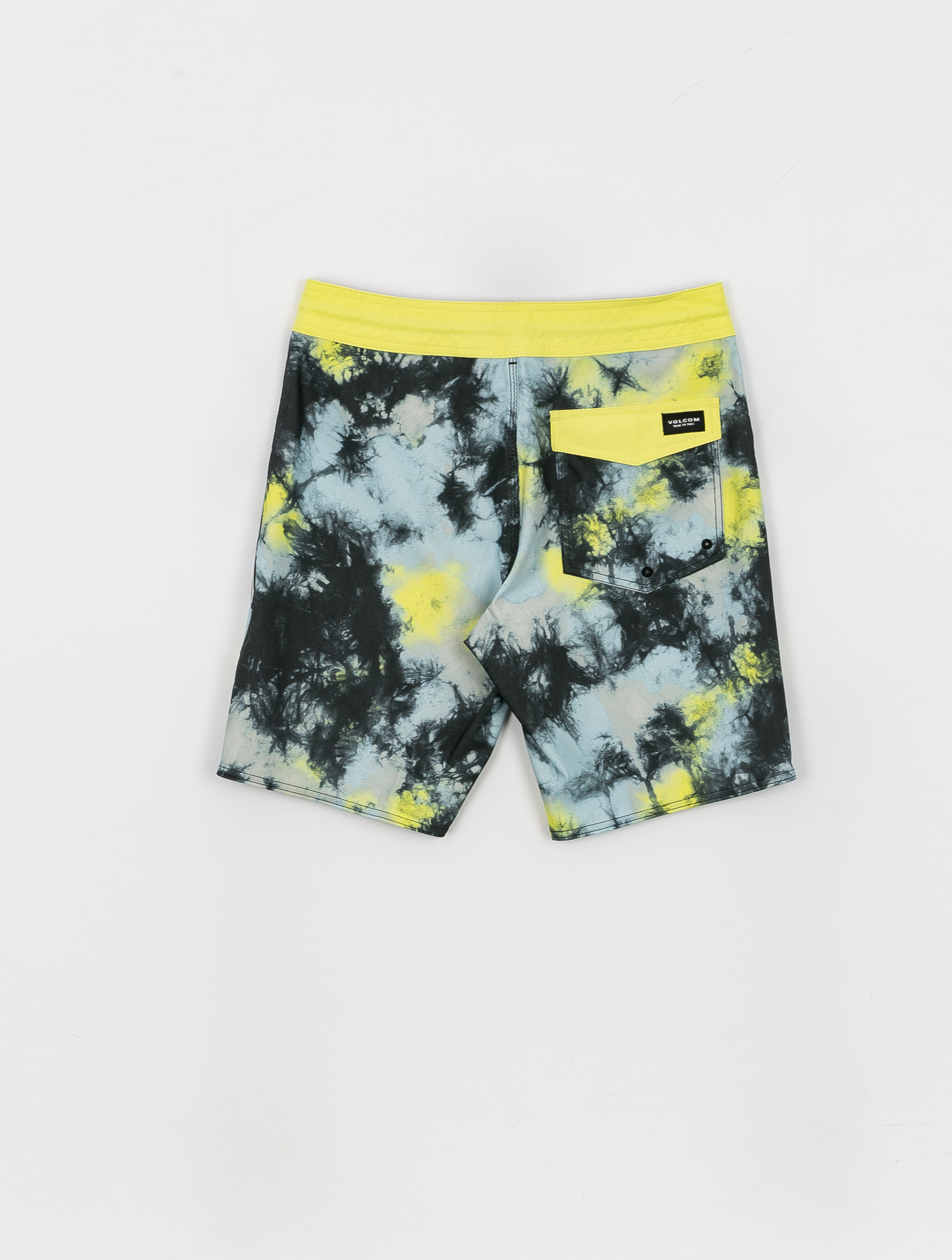 Șort pentru plajă Volcom Saturate Stoney 19 (lime tie dye)