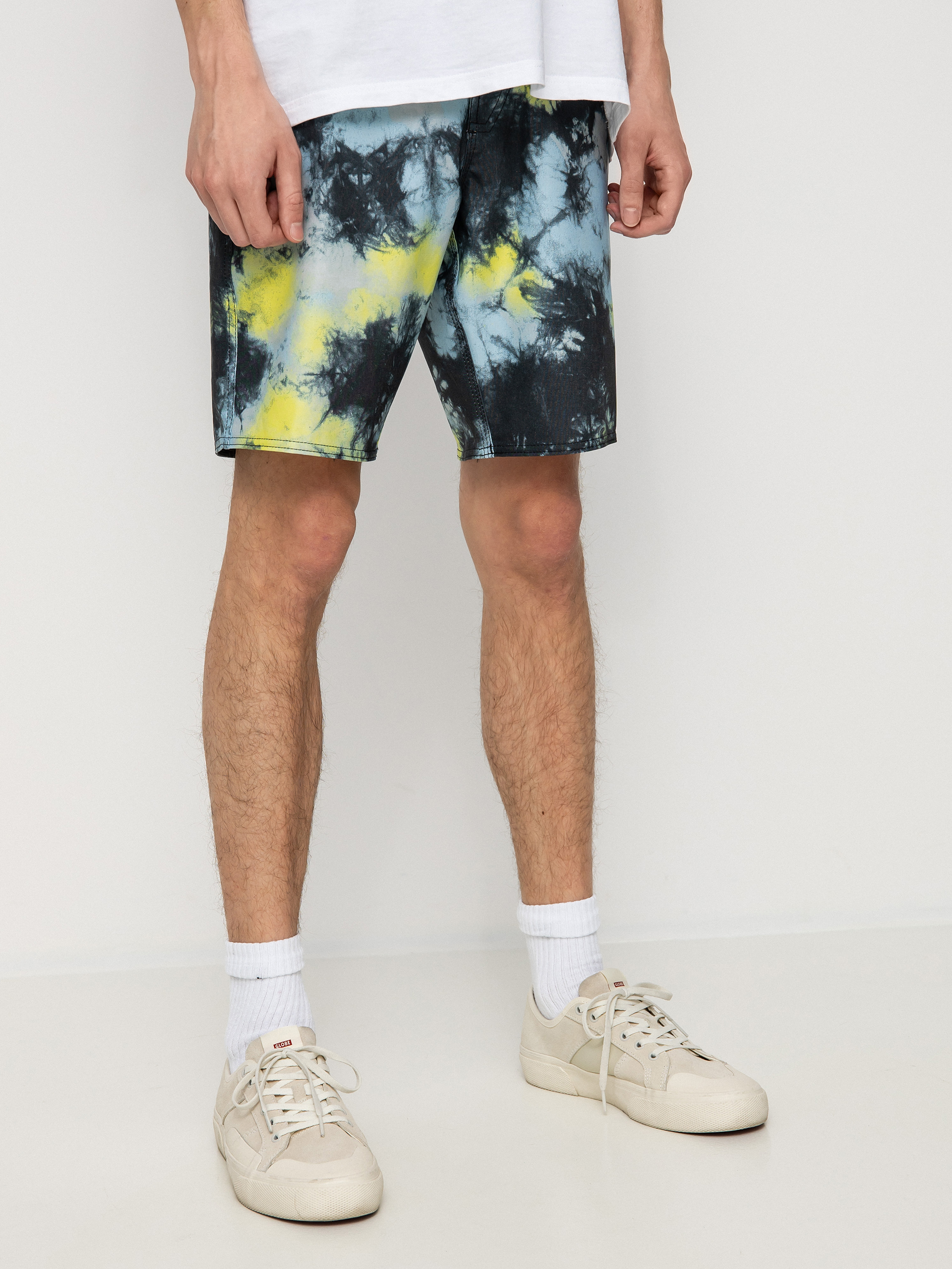 u0218ort pentru plaju0103 Volcom Saturate Stoney 19 (lime tie dye)