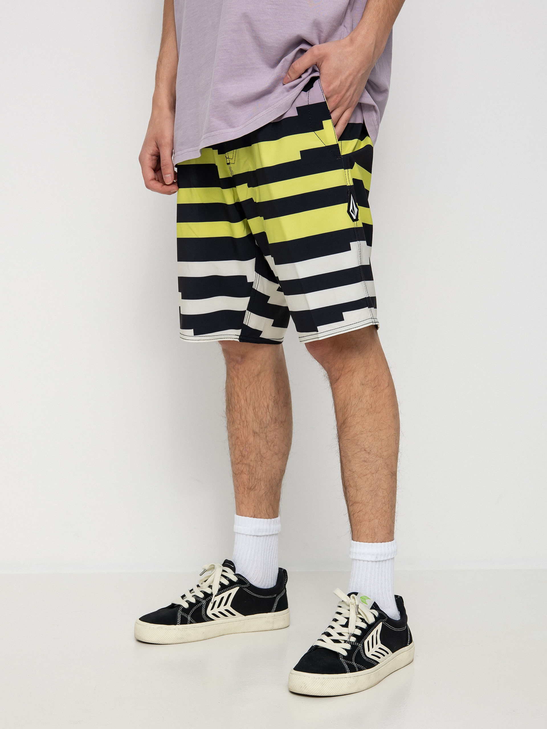 Șort pentru plajă Volcom Juxt Quarta Mod 20 (black)