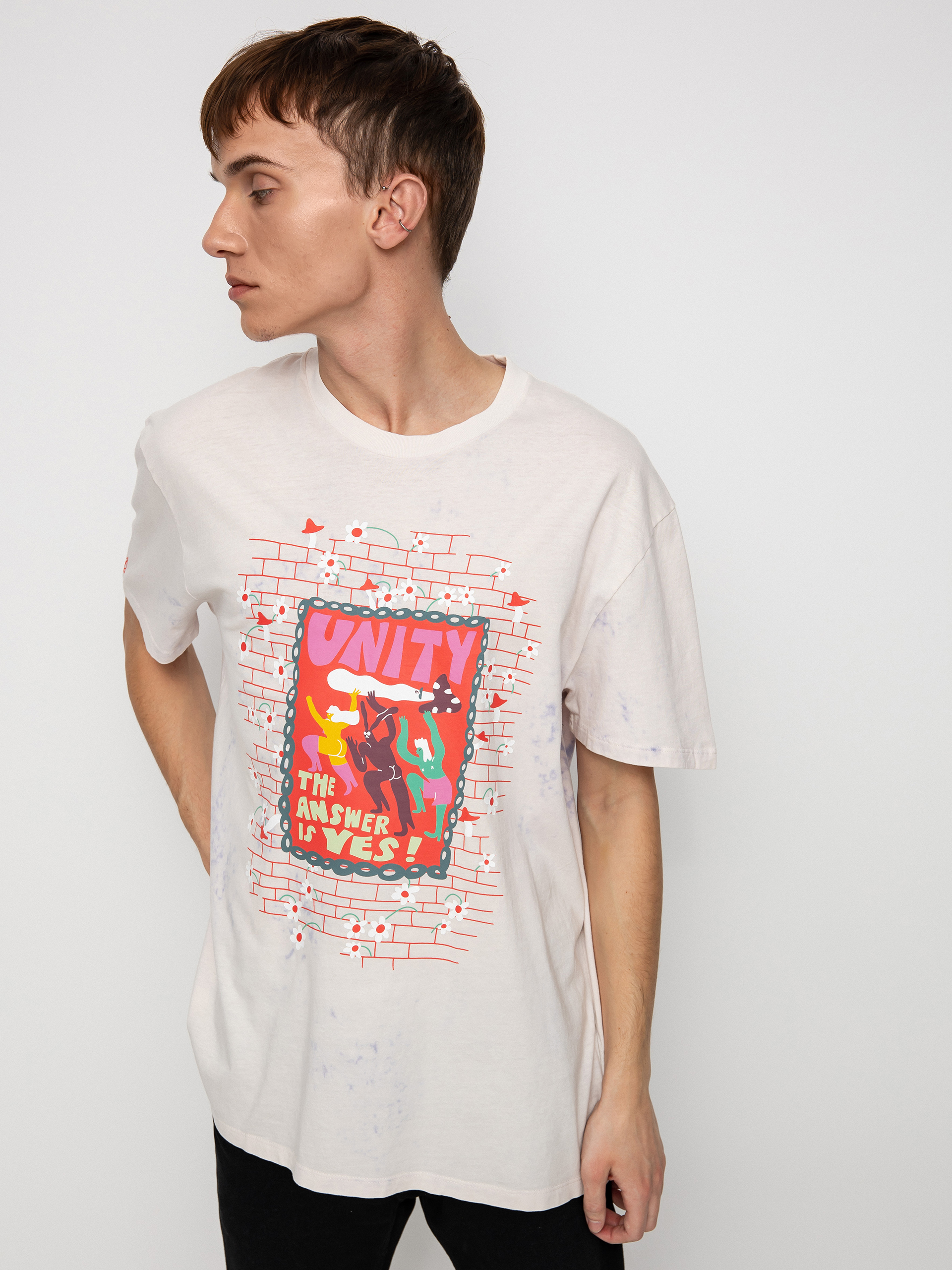 Tricou Volcom Egle Zvirblyte 2 (angled bleach wash)